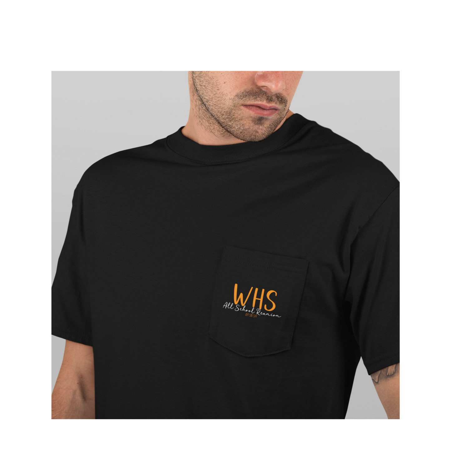 Wessington All School Reunion 2024 Pocket Tshirt