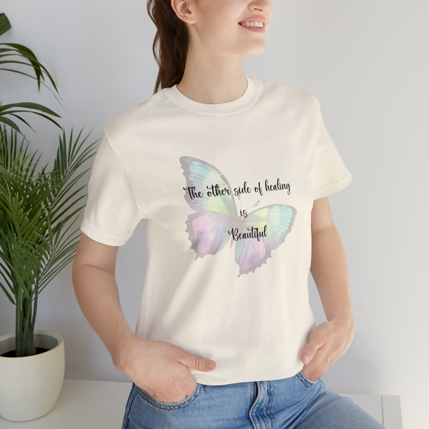 "Other side of Healing" Unisex Jersey Short Sleeve Tee