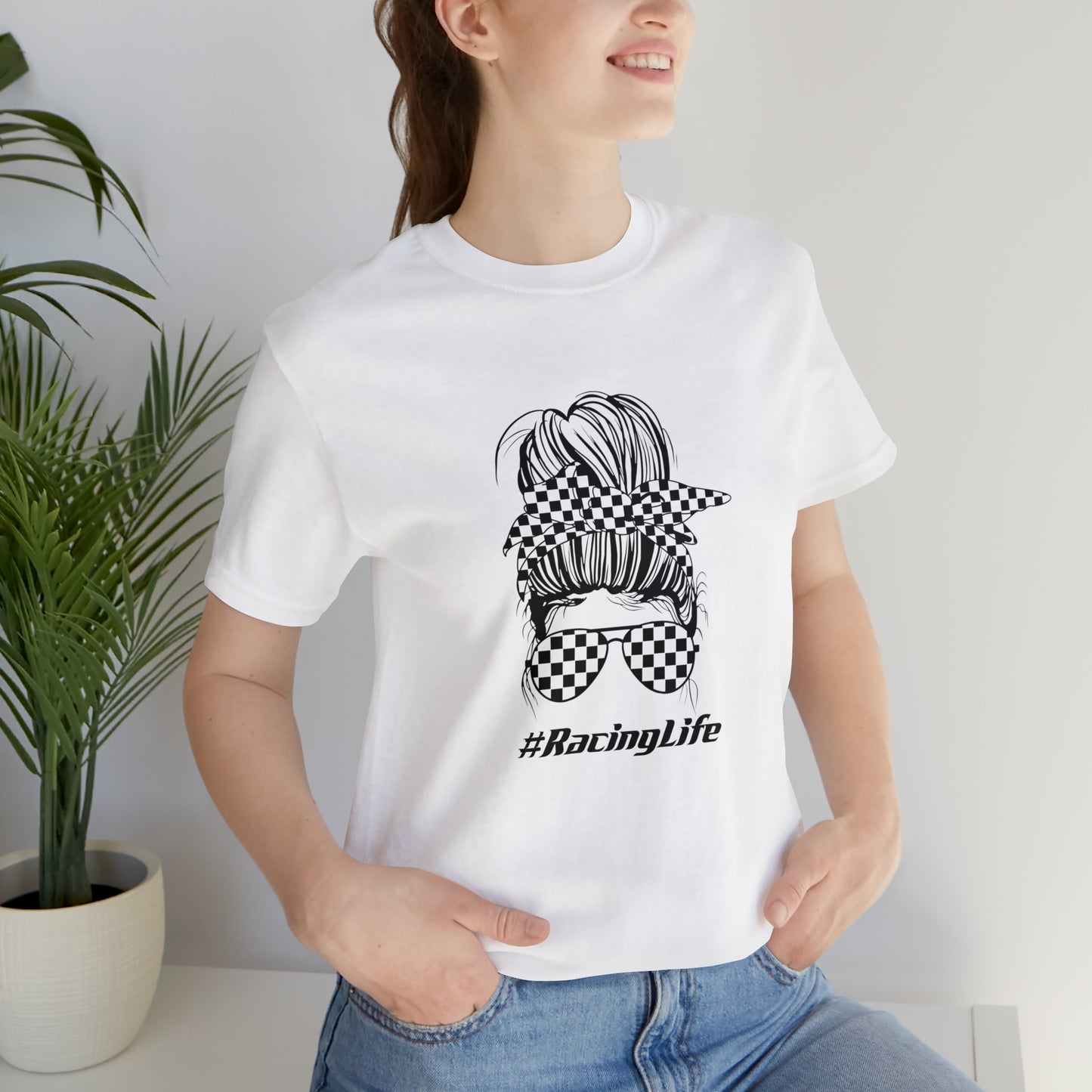 #Racinglife Unisex Jersey Short Sleeve Tee