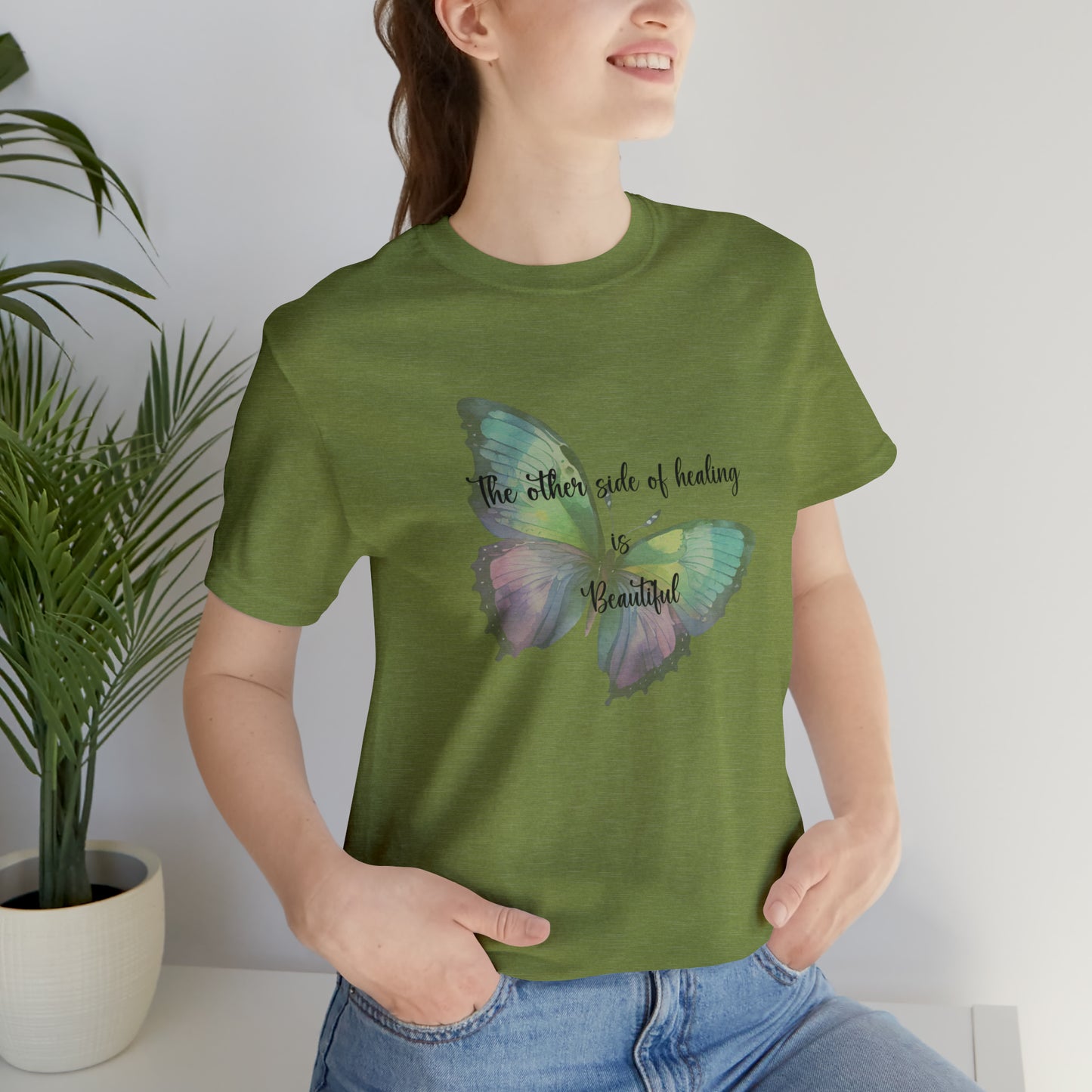 "Other side of Healing" Unisex Jersey Short Sleeve Tee