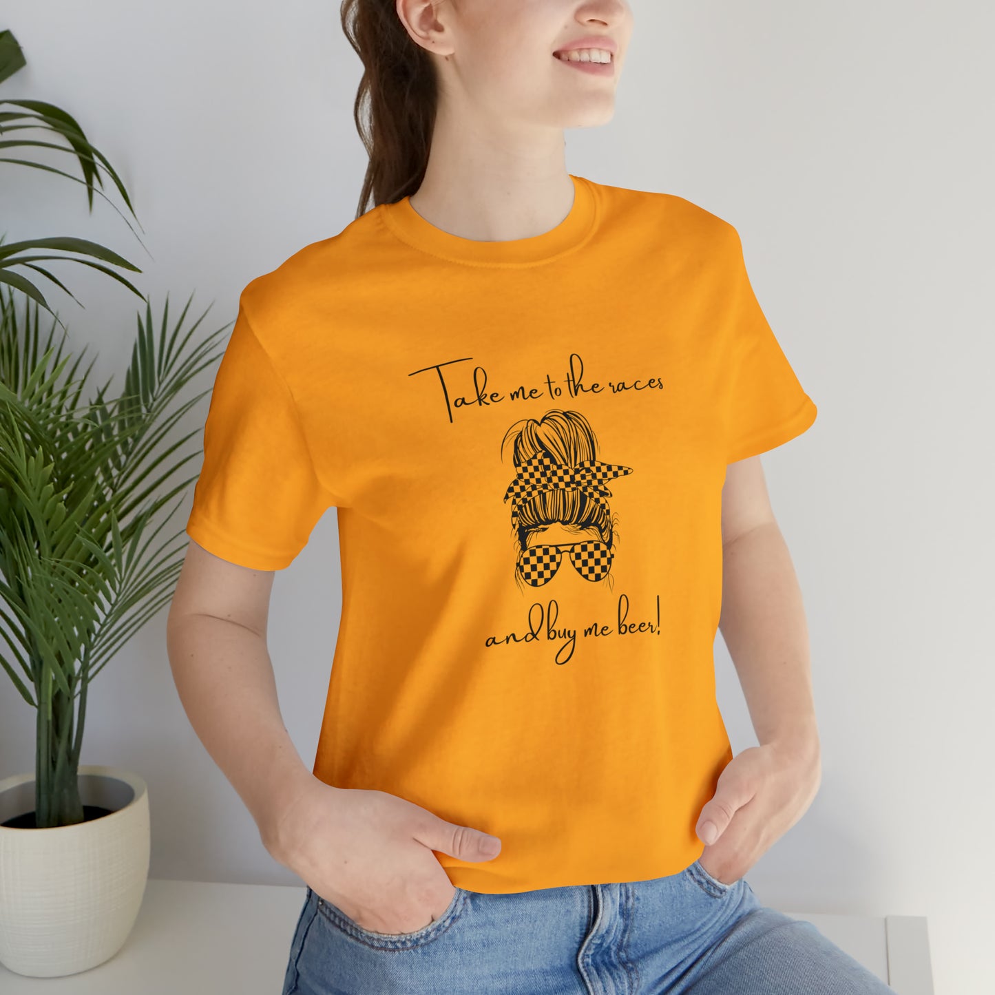 Take me racing Unisex Jersey Short Sleeve Tee