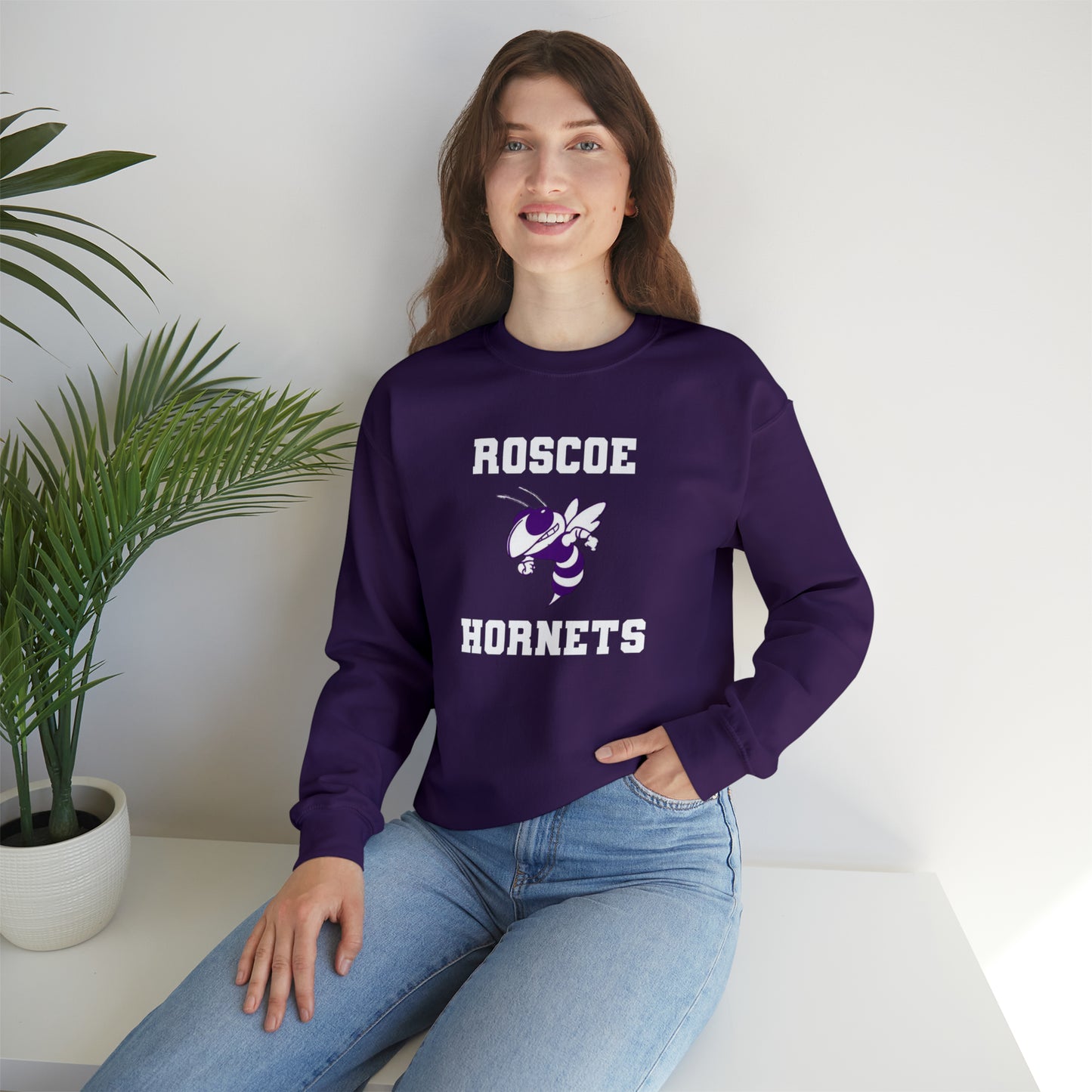 Roscoe Hornet Throwback Crewneck Sweatshirt
