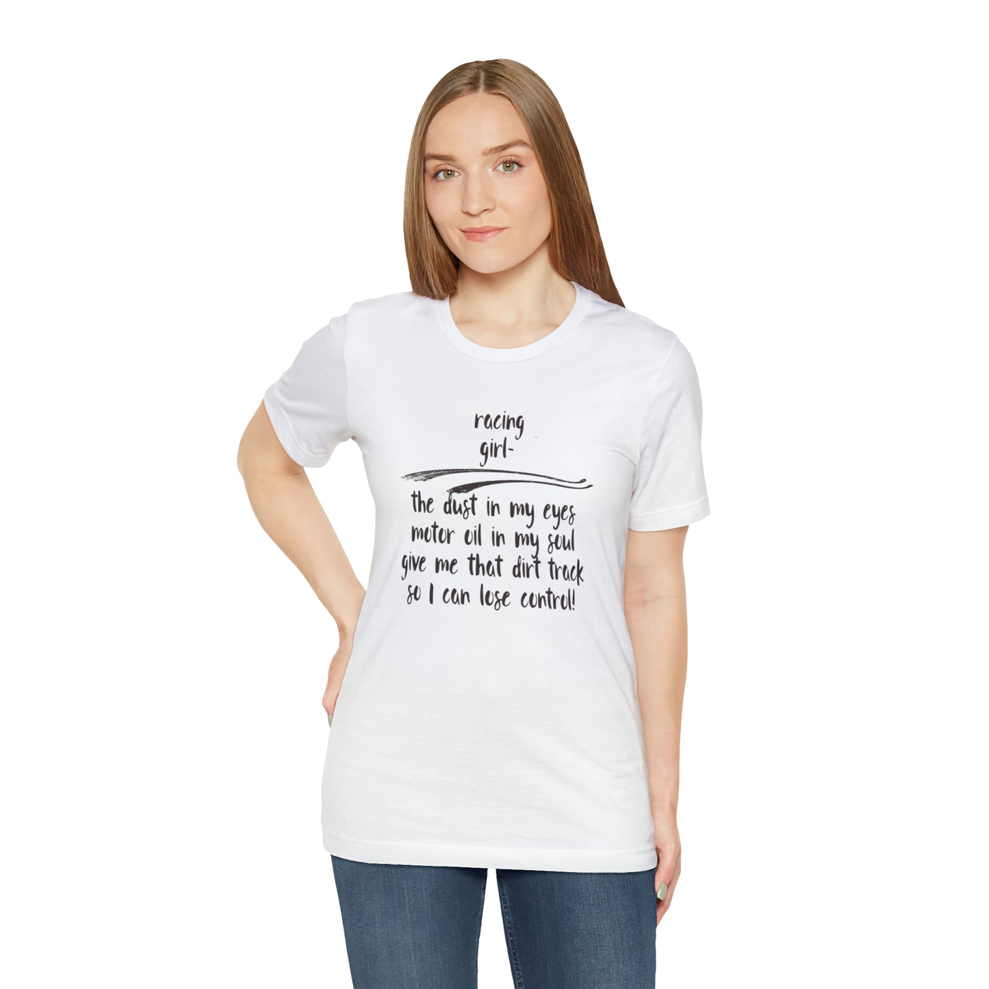 Racing Girl Unisex Jersey Short Sleeve Tee