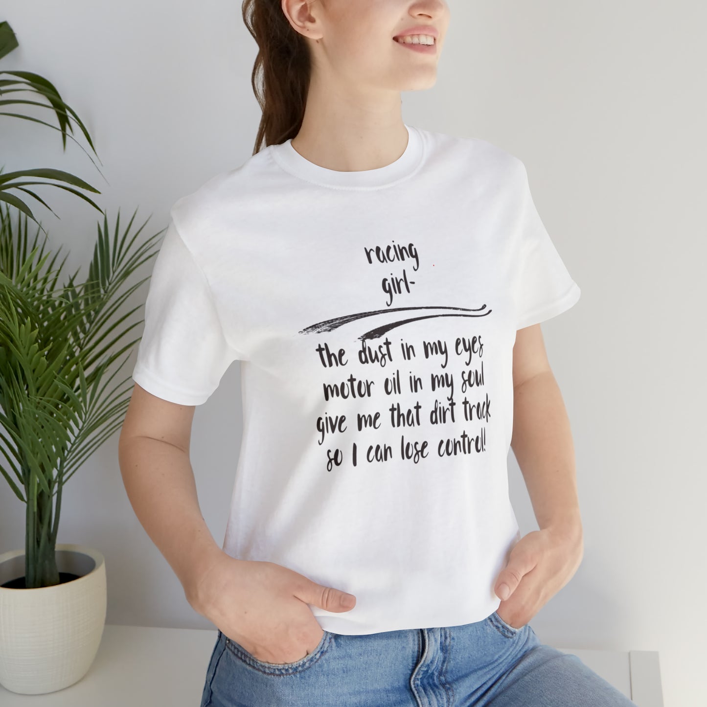 Racing Girl Unisex Jersey Short Sleeve Tee