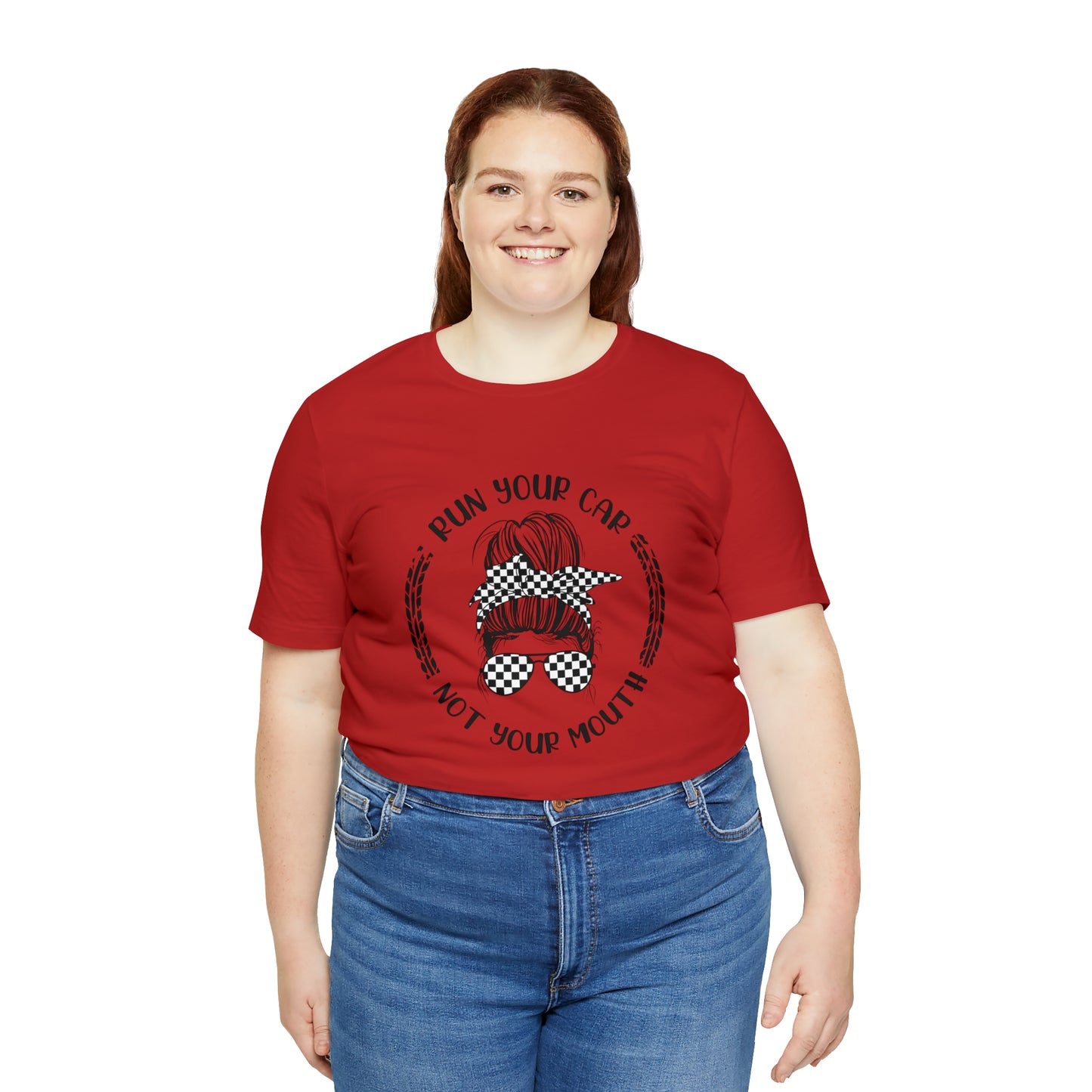 Run Your Car Unisex Jersey Short Sleeve Tee