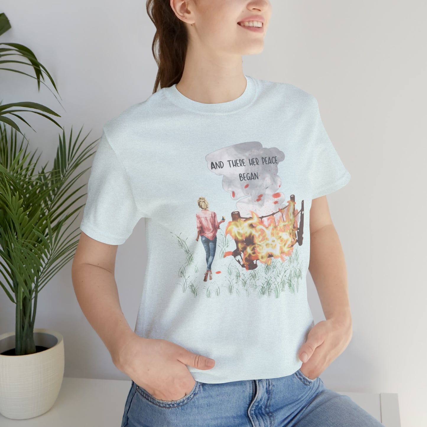 And Her Peace Began Short Sleeve Tee