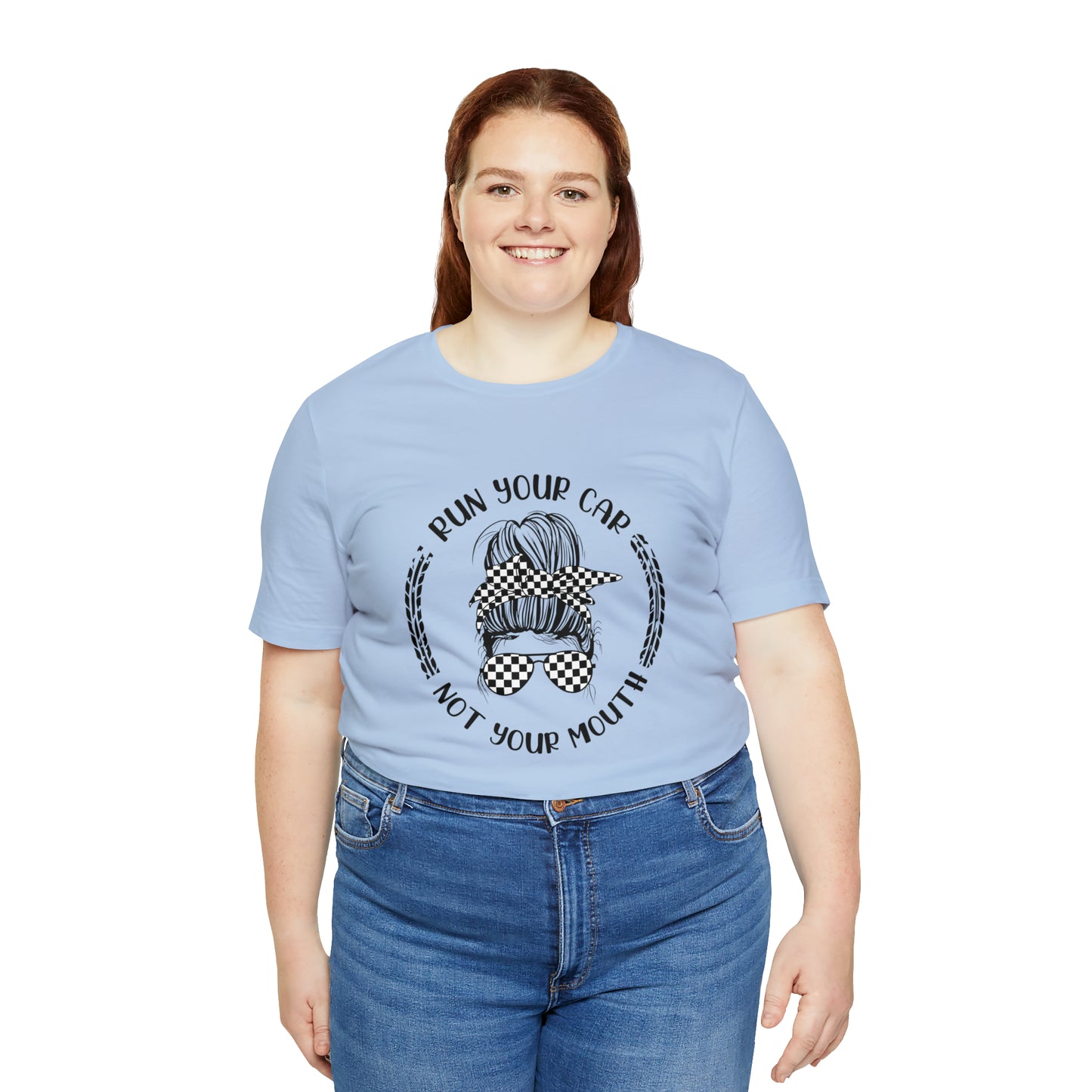 Run Your Car Unisex Jersey Short Sleeve Tee