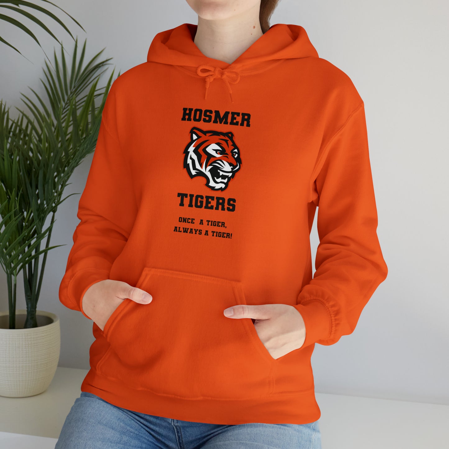 Hosmer Tiger Throwback Hooded Sweatshirt