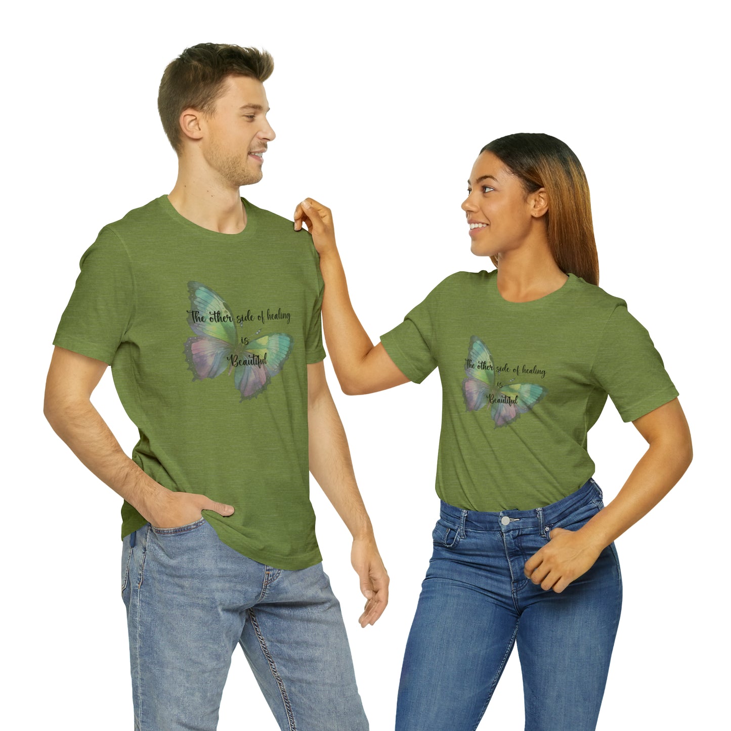"Other side of Healing" Unisex Jersey Short Sleeve Tee
