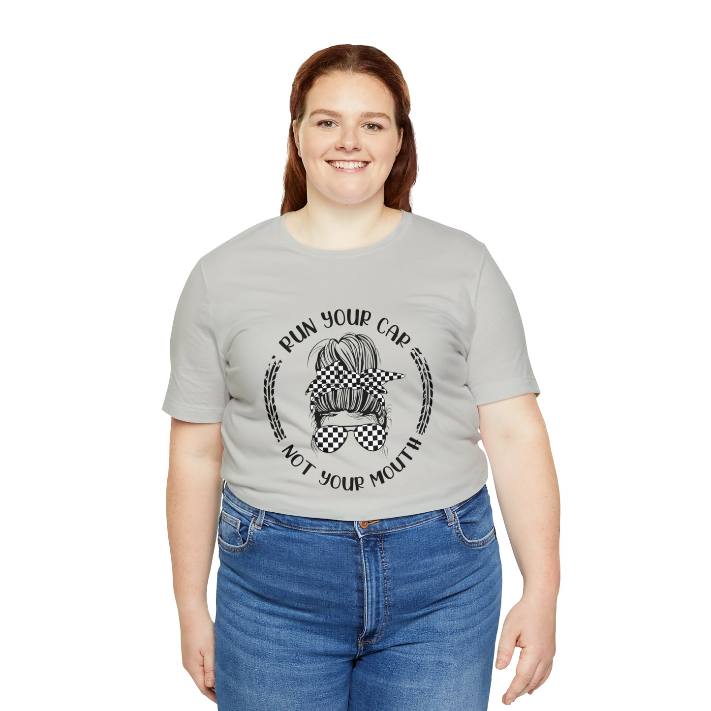 Run Your Car Unisex Jersey Short Sleeve Tee