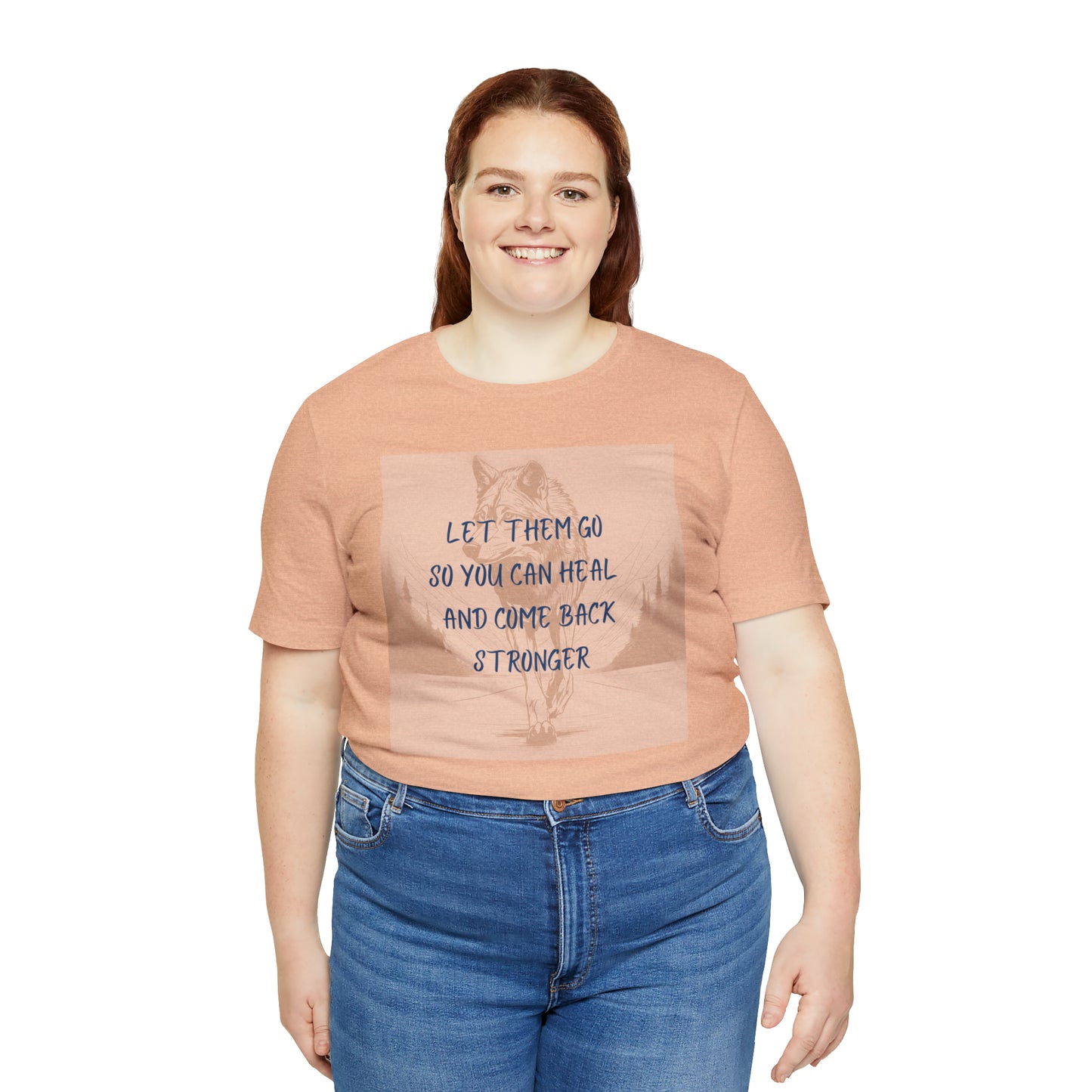 Let them go. Wolf Unisex Jersey Short Sleeve Tee