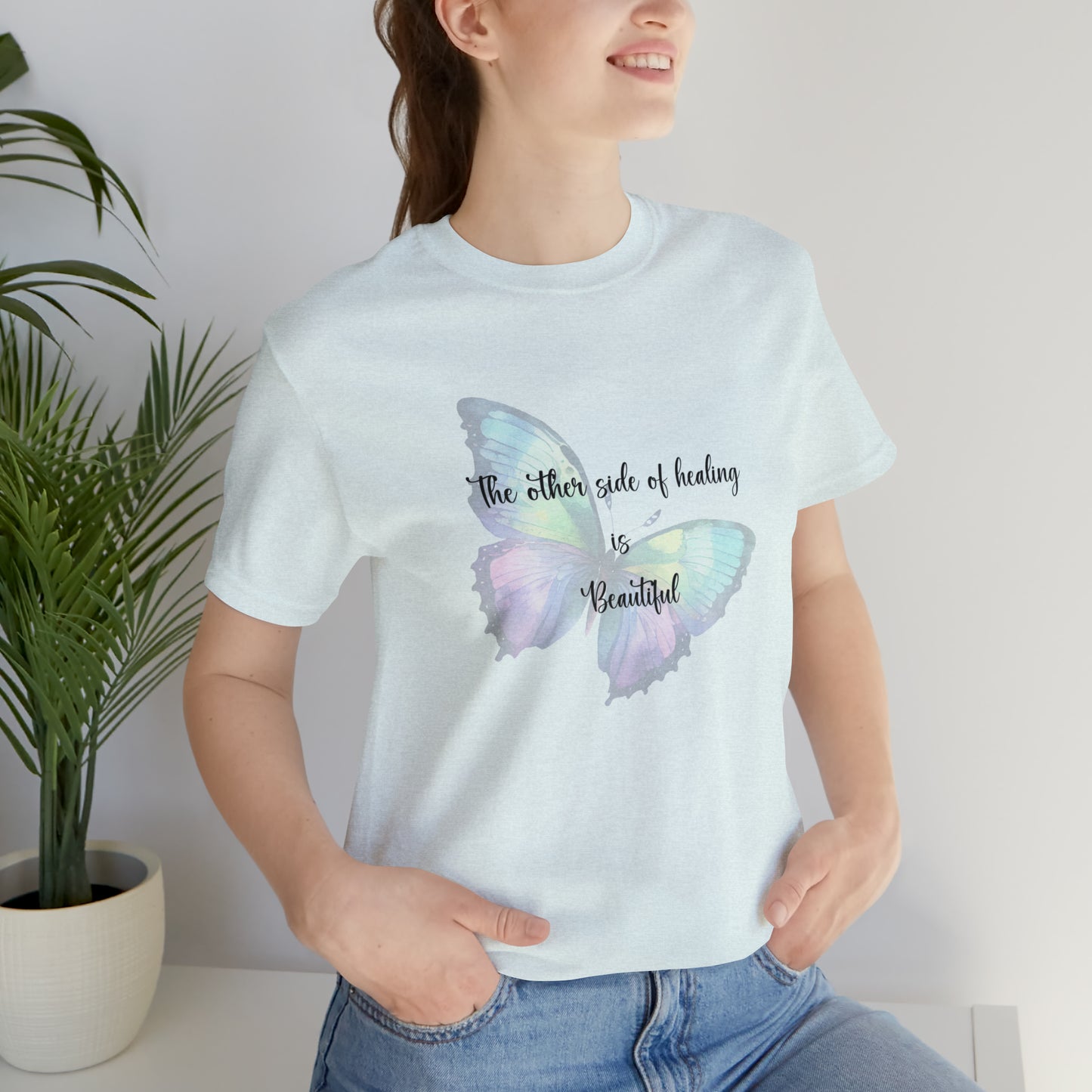 "Other side of Healing" Unisex Jersey Short Sleeve Tee