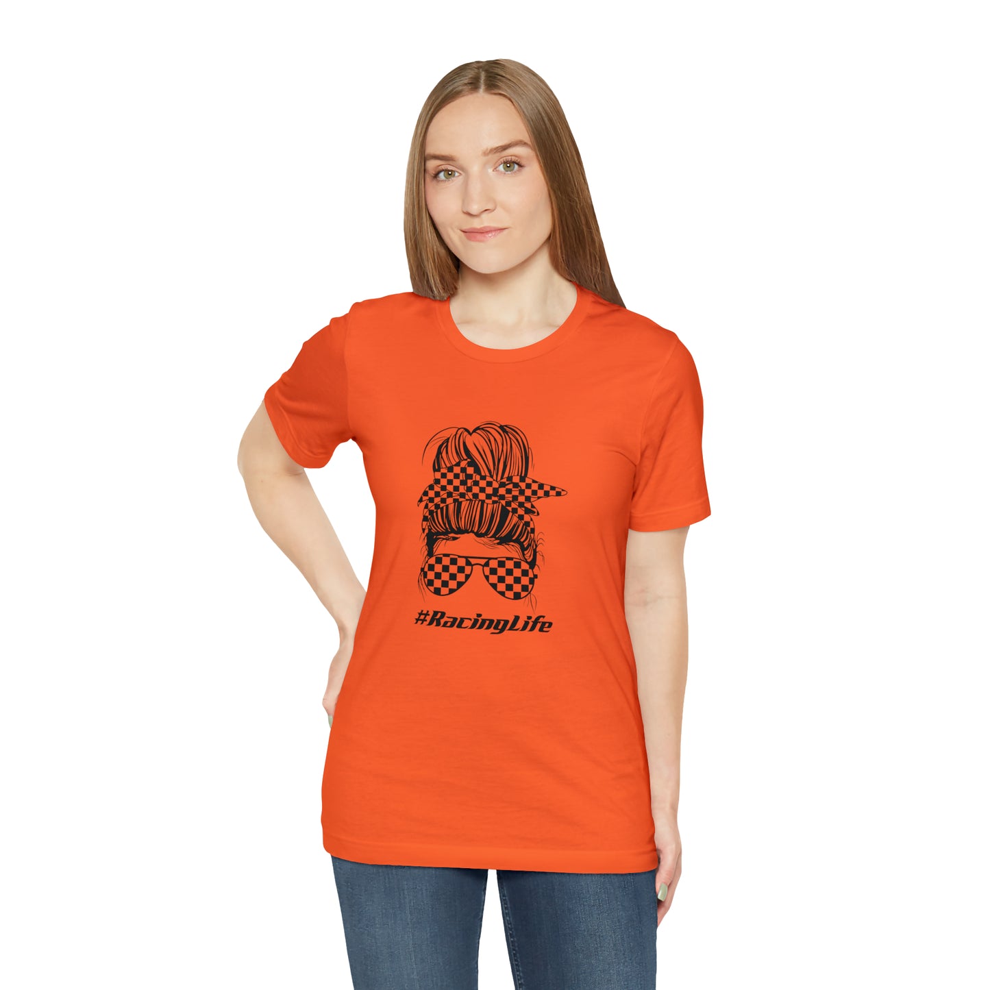 #Racinglife Unisex Jersey Short Sleeve Tee