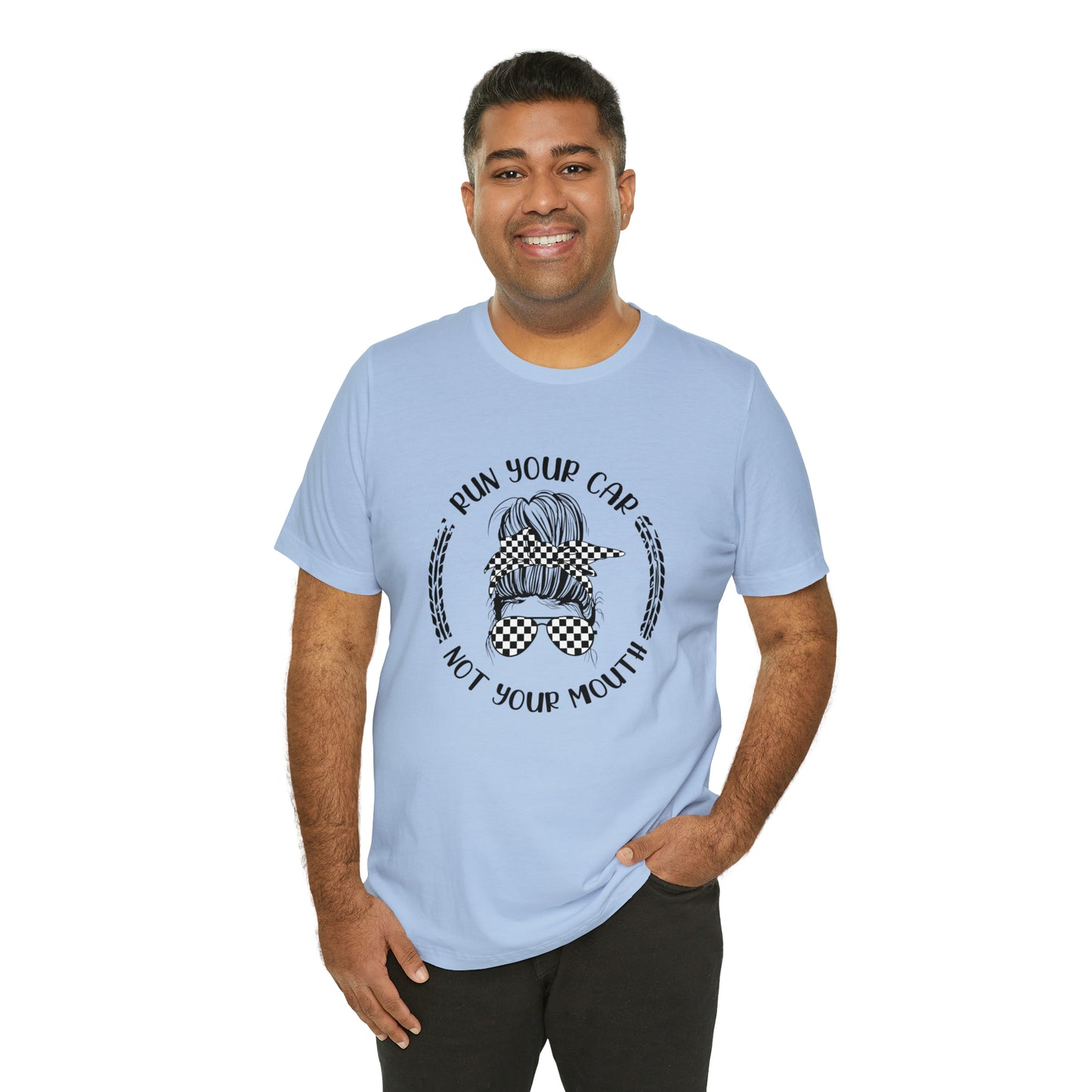 Run Your Car Unisex Jersey Short Sleeve Tee