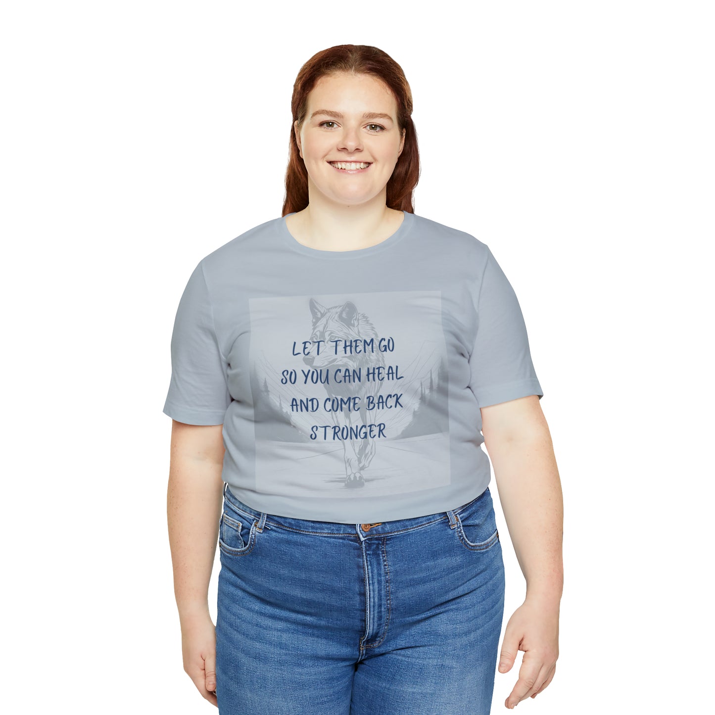 Let them go. Wolf Unisex Jersey Short Sleeve Tee