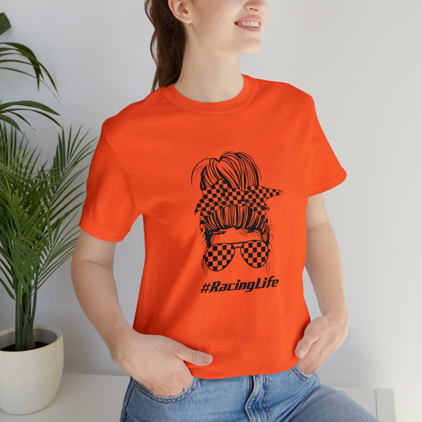 #Racinglife Unisex Jersey Short Sleeve Tee