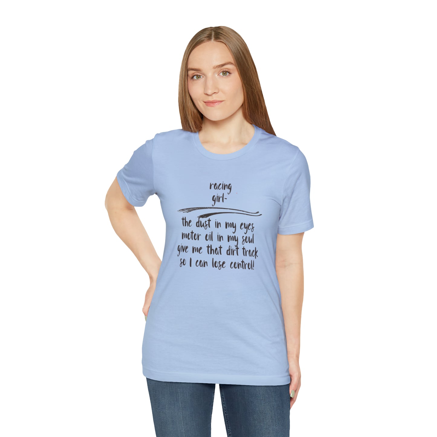 Racing Girl Unisex Jersey Short Sleeve Tee