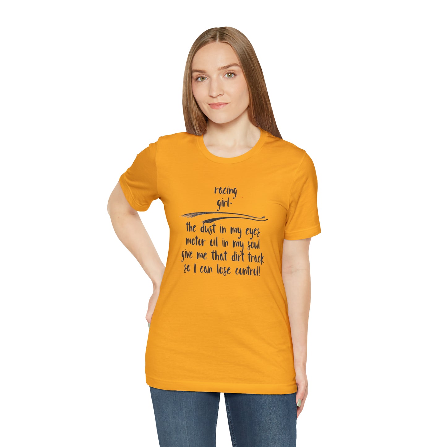 Racing Girl Unisex Jersey Short Sleeve Tee
