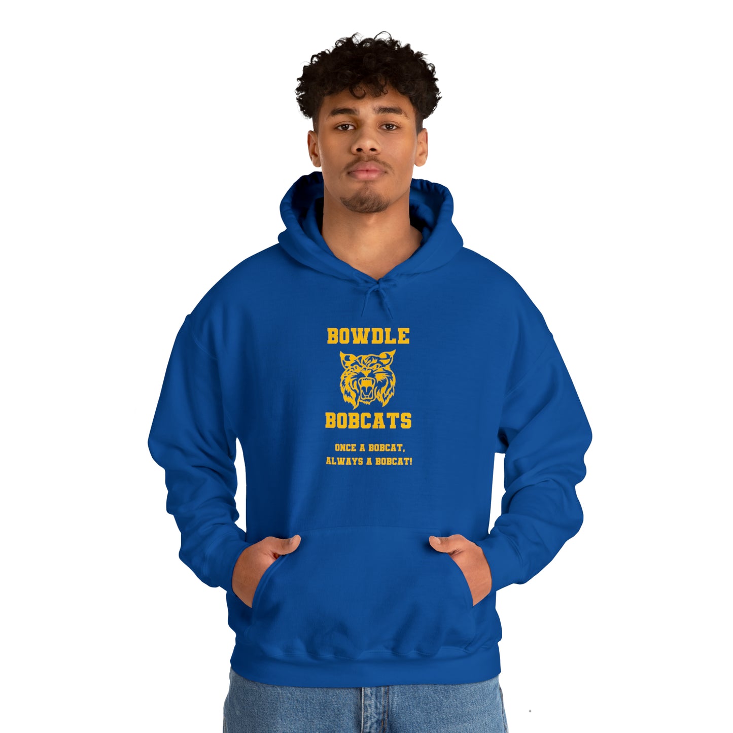 Bowdle Bobcat Throwback Hooded Sweatshirt
