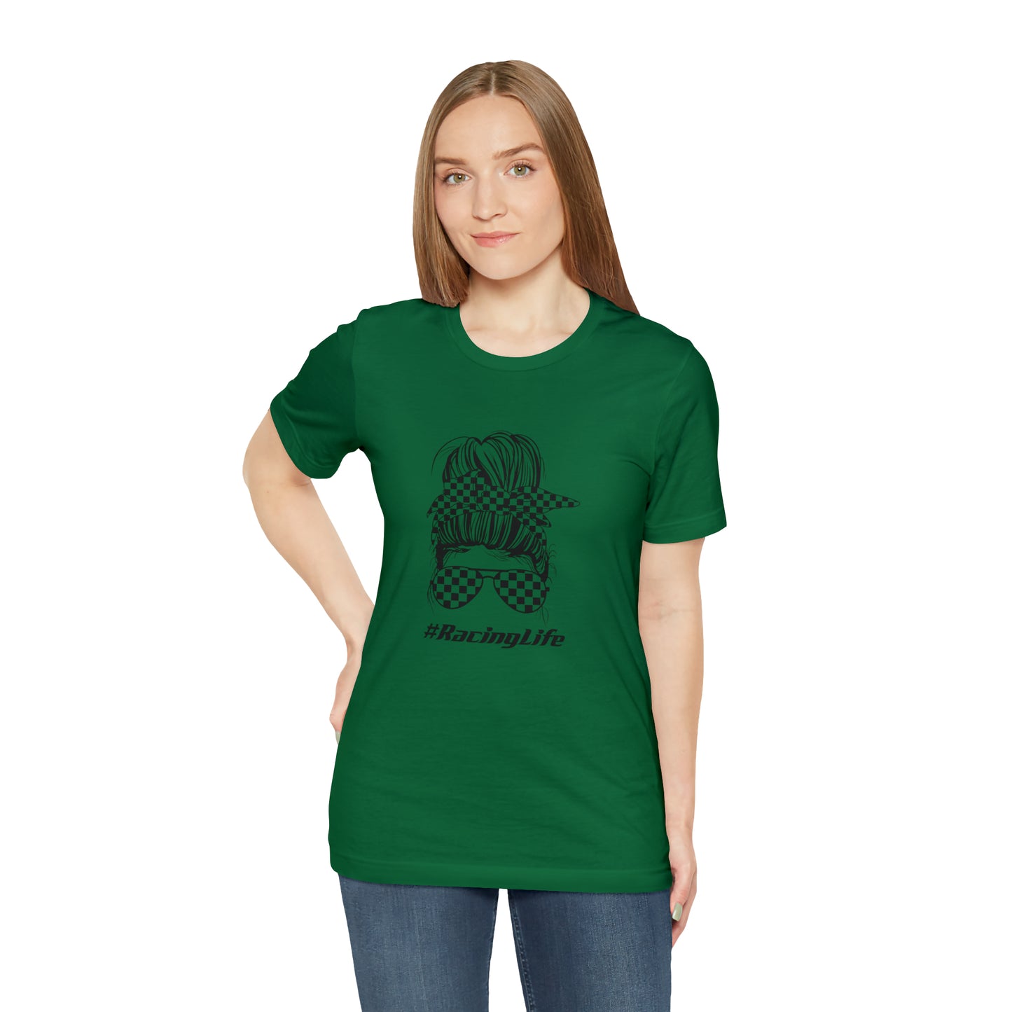 #Racinglife Unisex Jersey Short Sleeve Tee