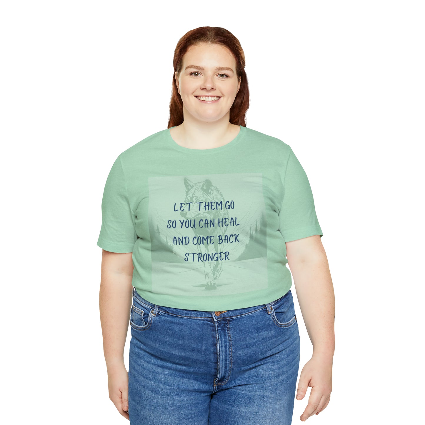 Let them go. Wolf Unisex Jersey Short Sleeve Tee