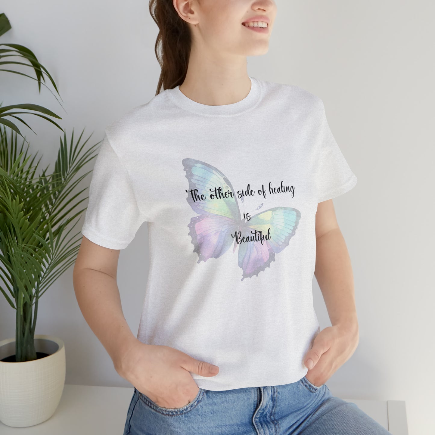 "Other side of Healing" Unisex Jersey Short Sleeve Tee