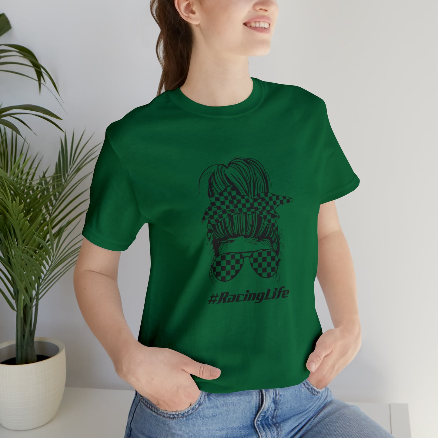 #Racinglife Unisex Jersey Short Sleeve Tee