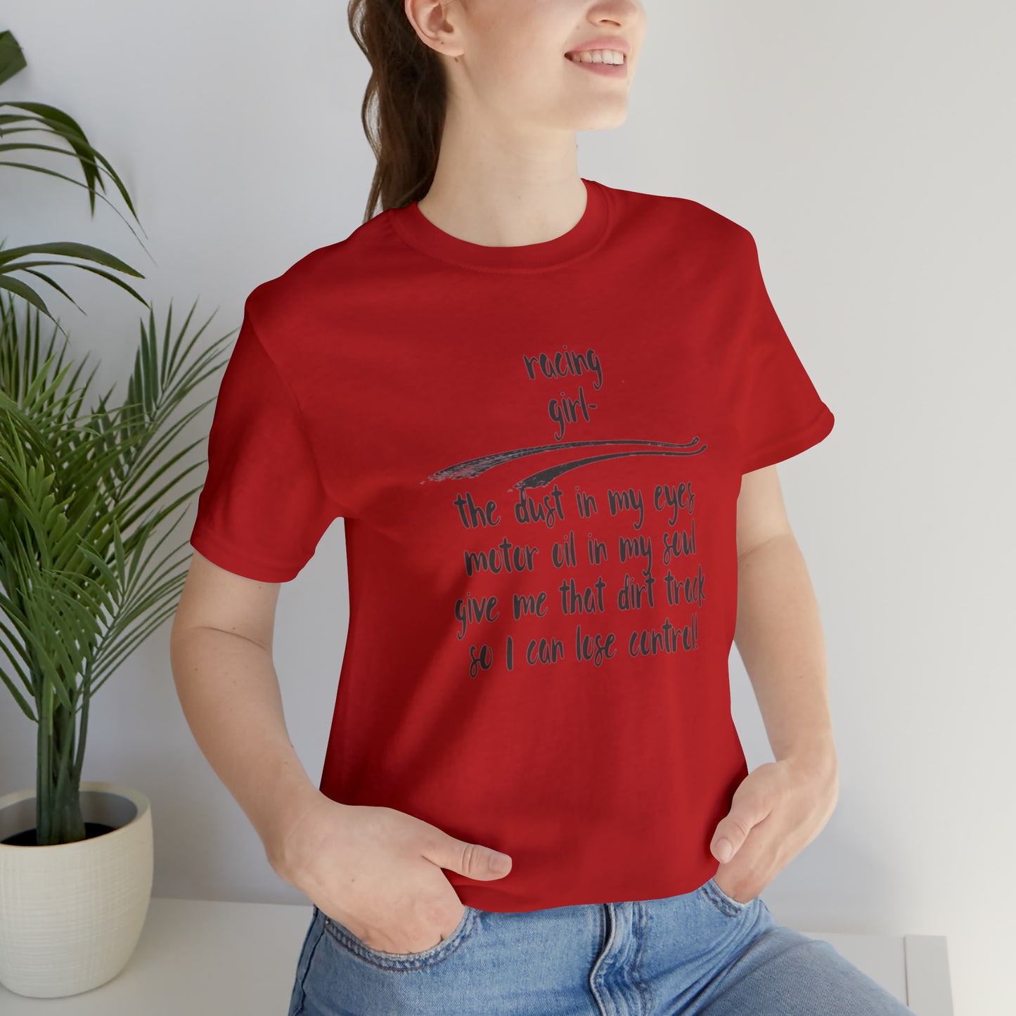 Racing Girl Unisex Jersey Short Sleeve Tee