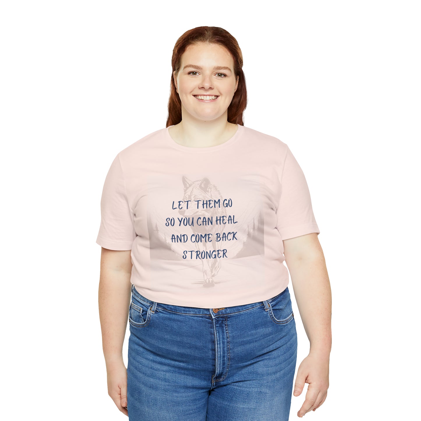 Let them go. Wolf Unisex Jersey Short Sleeve Tee