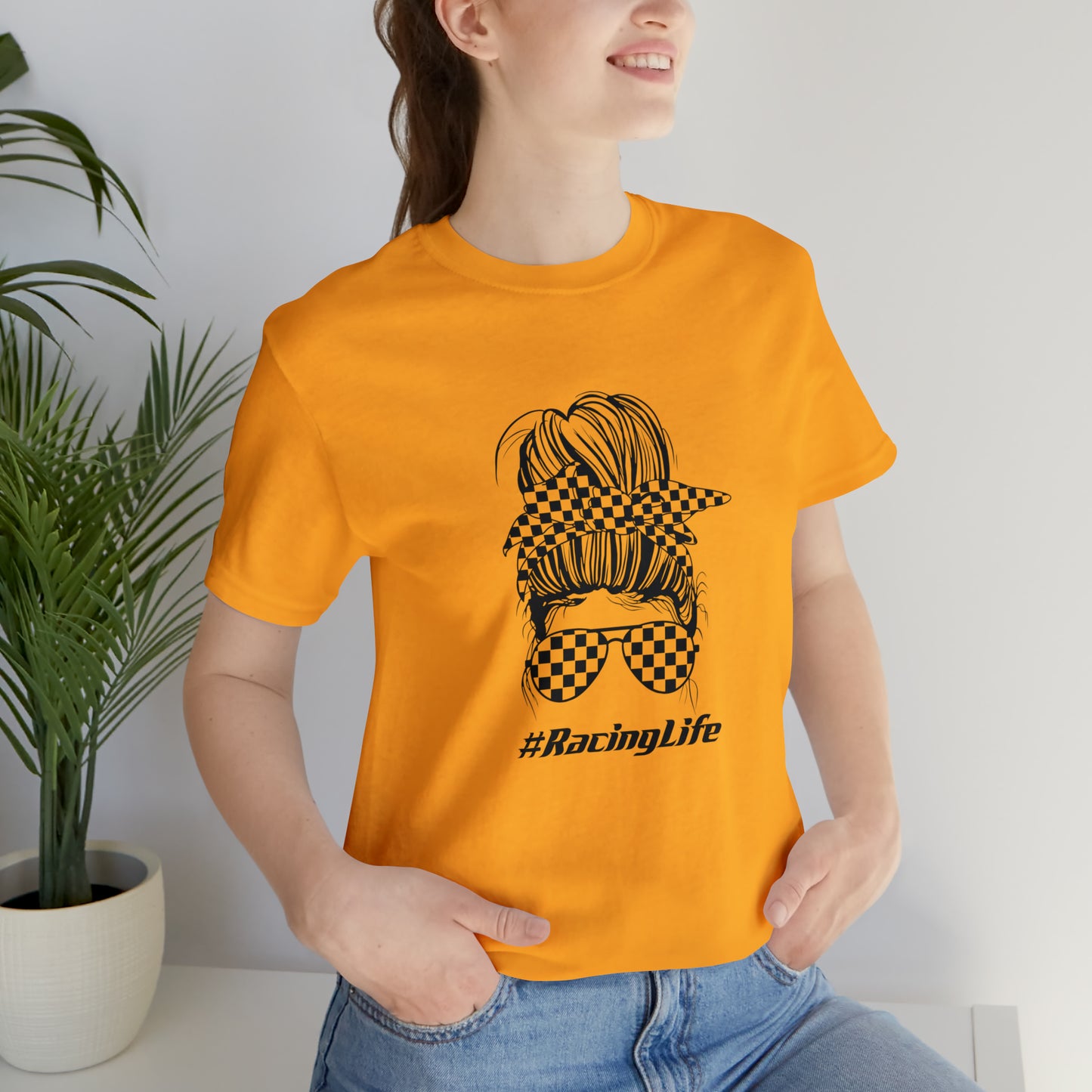 #Racinglife Unisex Jersey Short Sleeve Tee