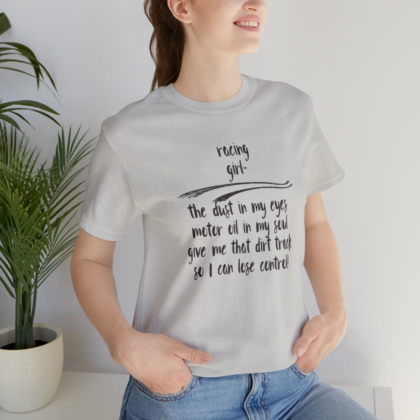 Racing Girl Unisex Jersey Short Sleeve Tee