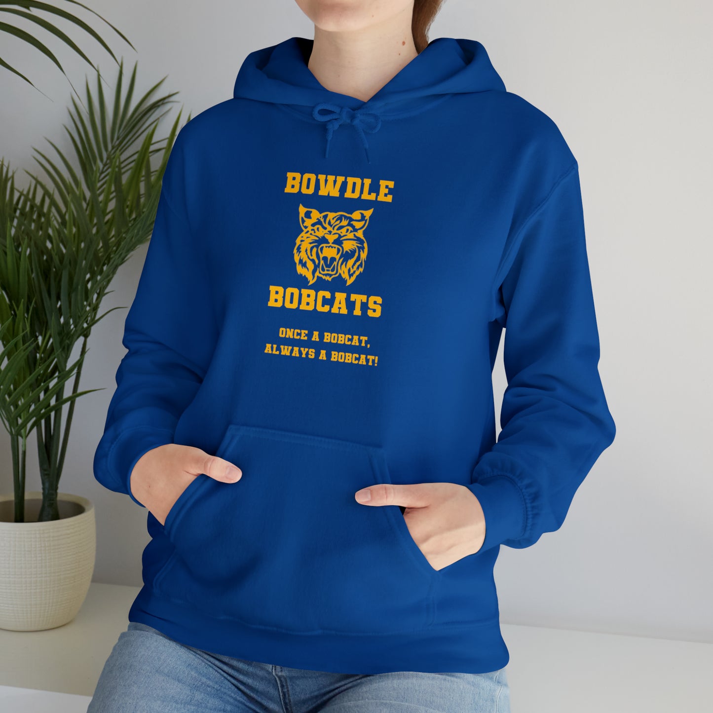 Bowdle Bobcat Throwback Hooded Sweatshirt