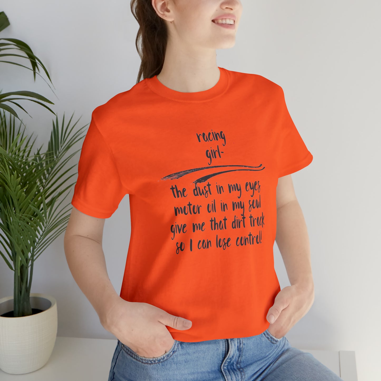 Racing Girl Unisex Jersey Short Sleeve Tee