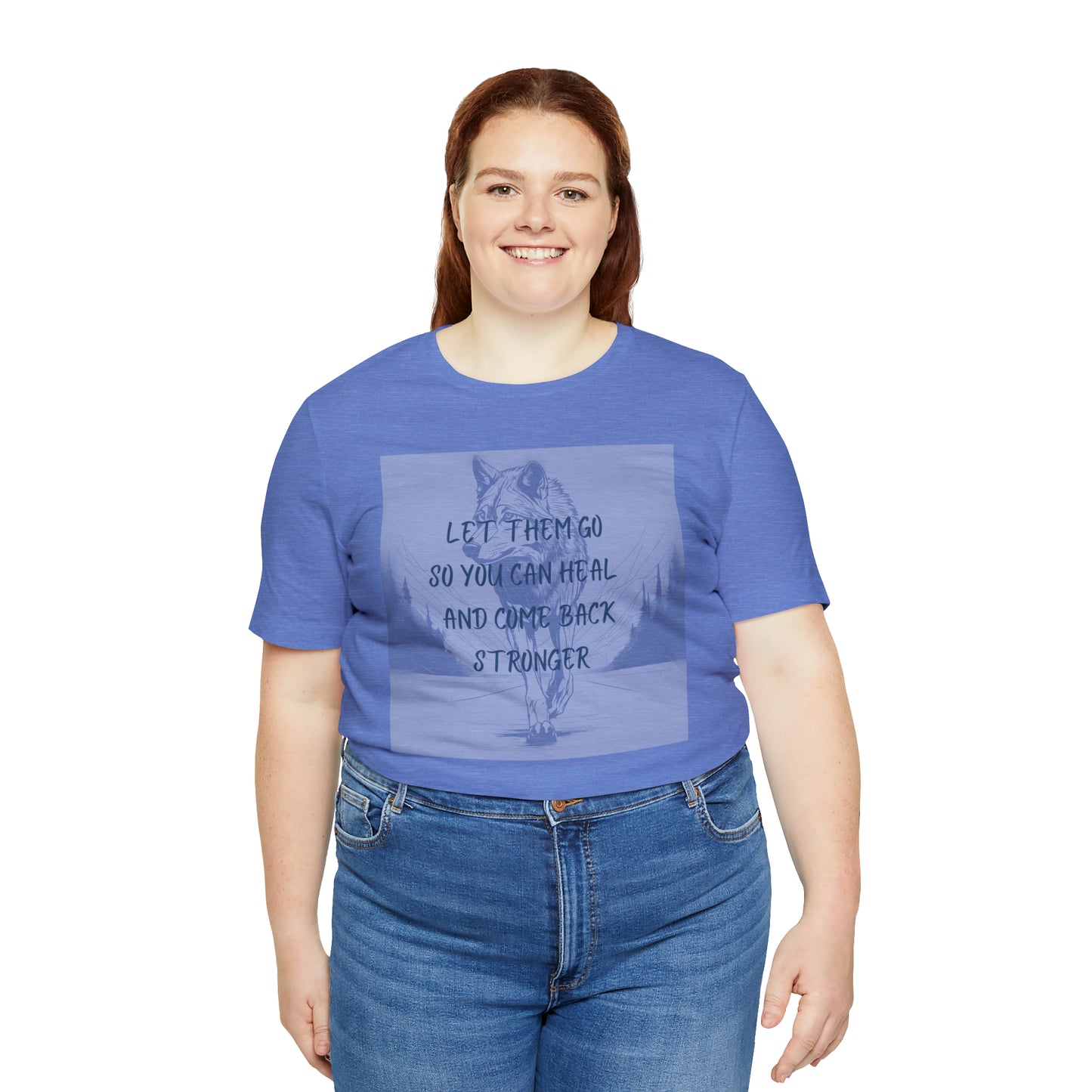 Let them go. Wolf Unisex Jersey Short Sleeve Tee