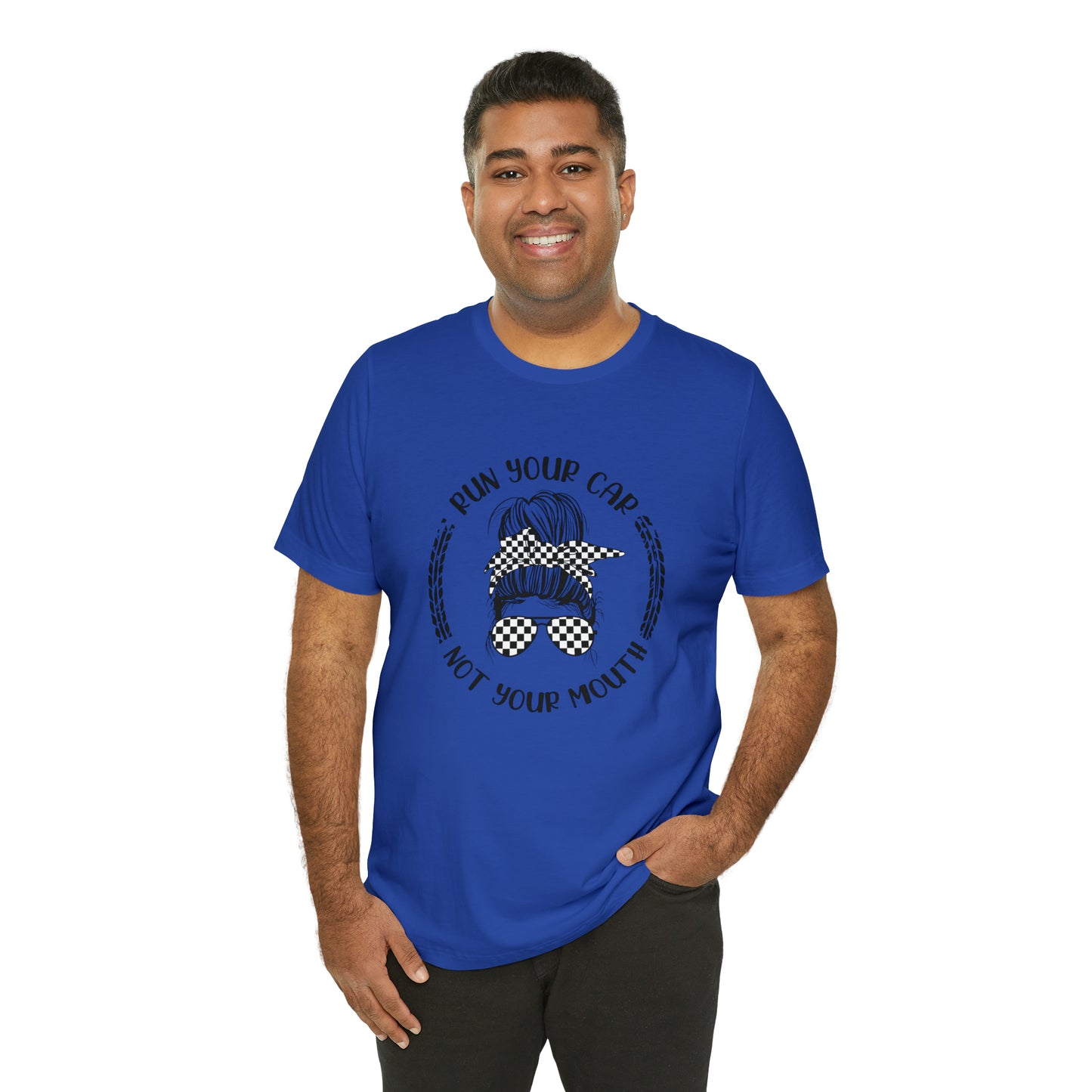 Run Your Car Unisex Jersey Short Sleeve Tee