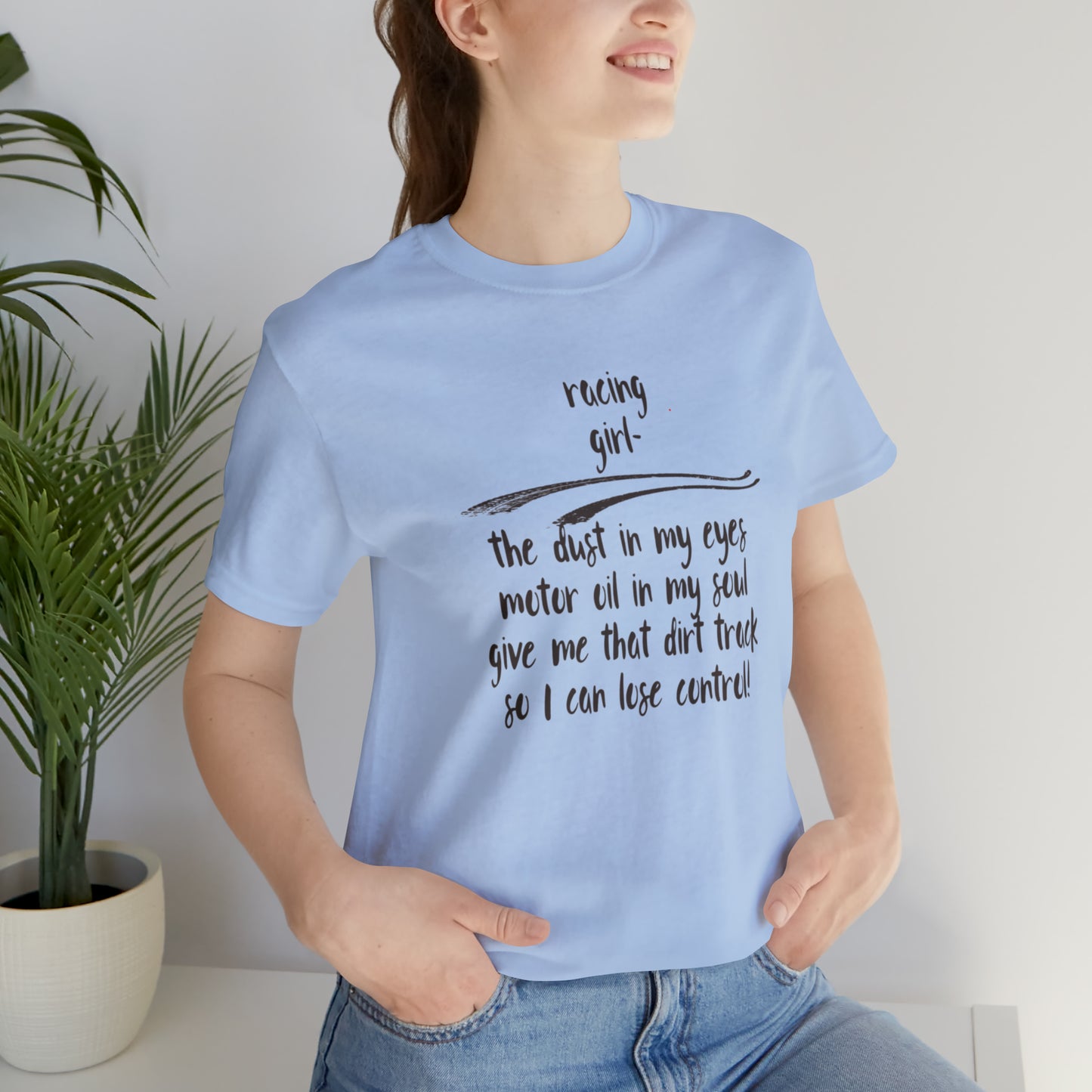 Racing Girl Unisex Jersey Short Sleeve Tee