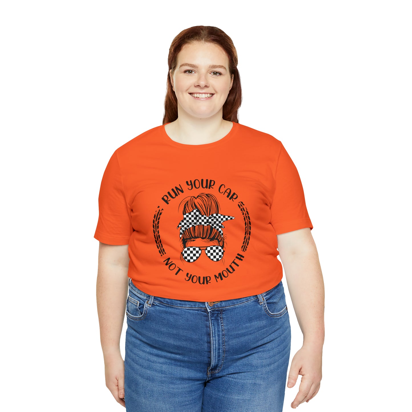 Run Your Car Unisex Jersey Short Sleeve Tee
