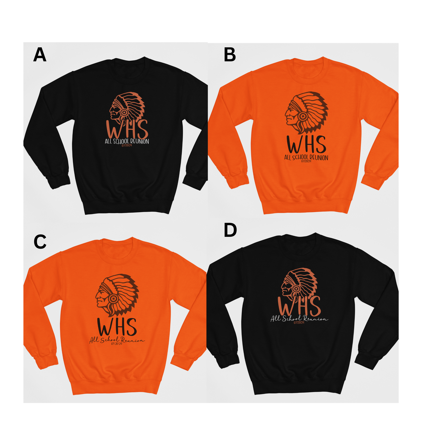 Wessington All School Reunion 2024 Crewneck Sweatshirt