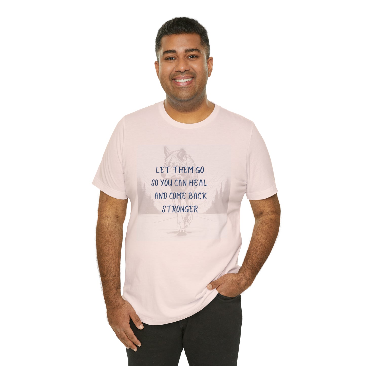 Let them go. Wolf Unisex Jersey Short Sleeve Tee