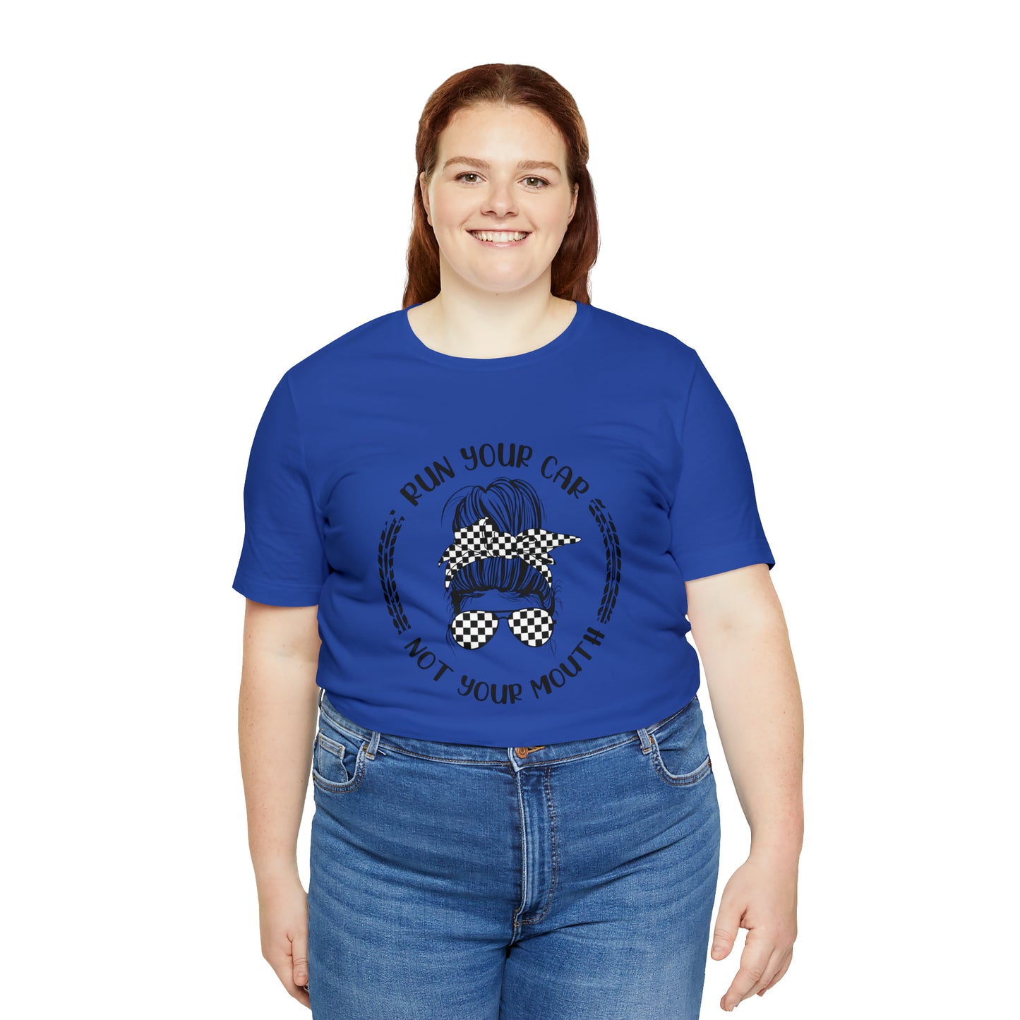 Run Your Car Unisex Jersey Short Sleeve Tee