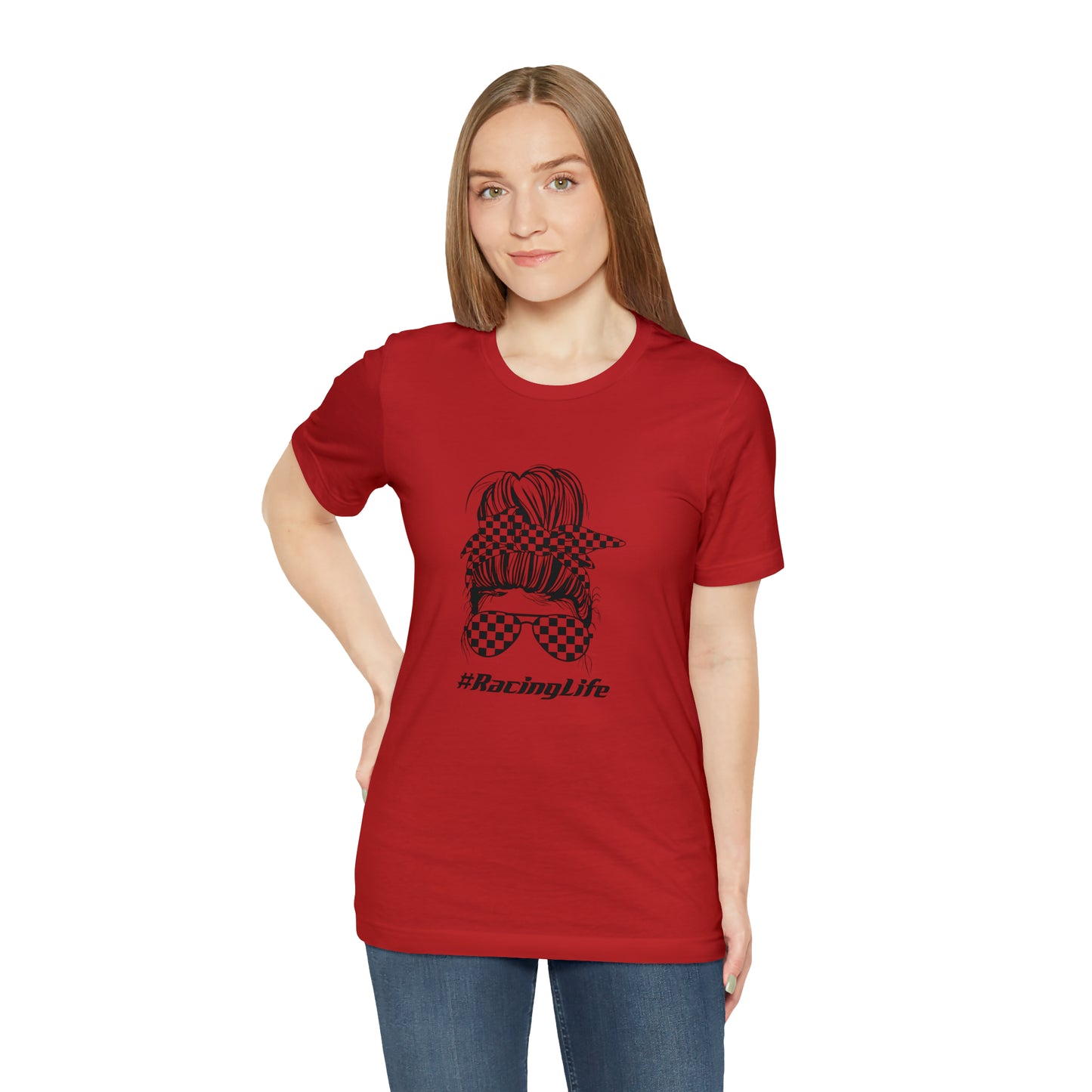 #Racinglife Unisex Jersey Short Sleeve Tee