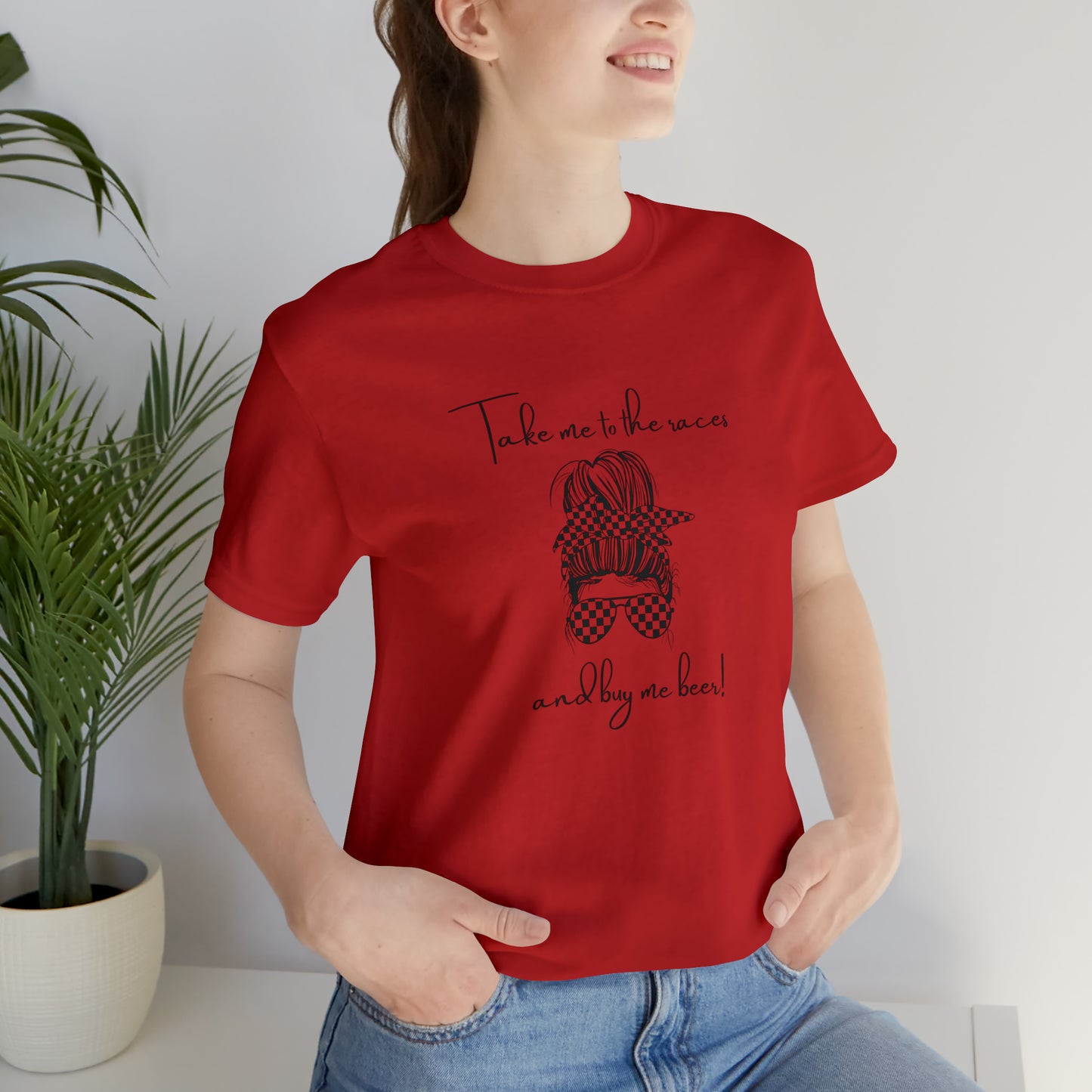 Take me racing Unisex Jersey Short Sleeve Tee