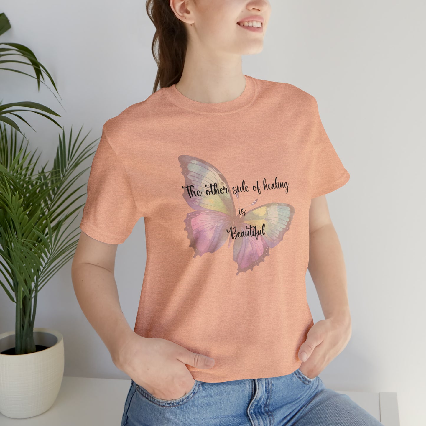 "Other side of Healing" Unisex Jersey Short Sleeve Tee