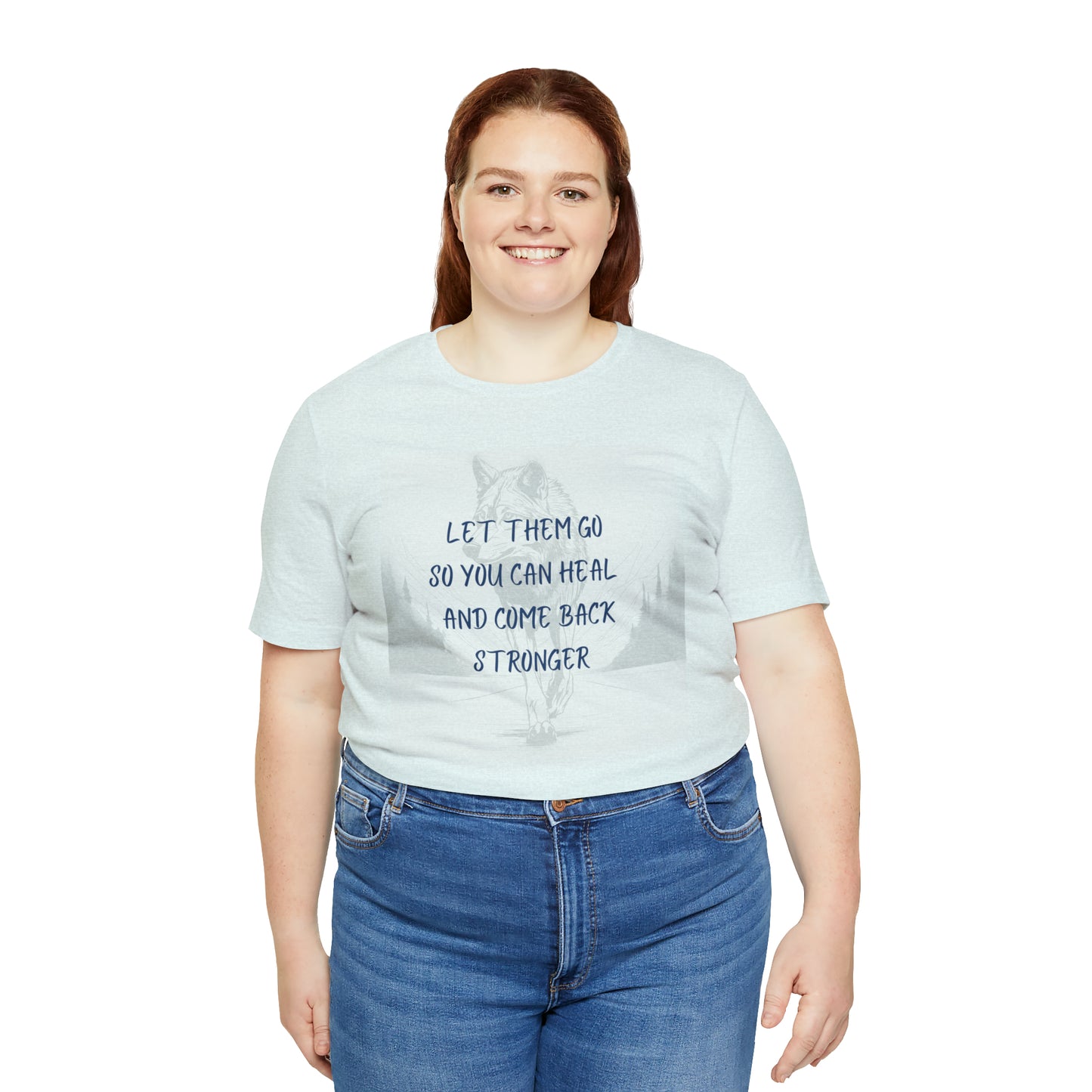 Let them go. Wolf Unisex Jersey Short Sleeve Tee