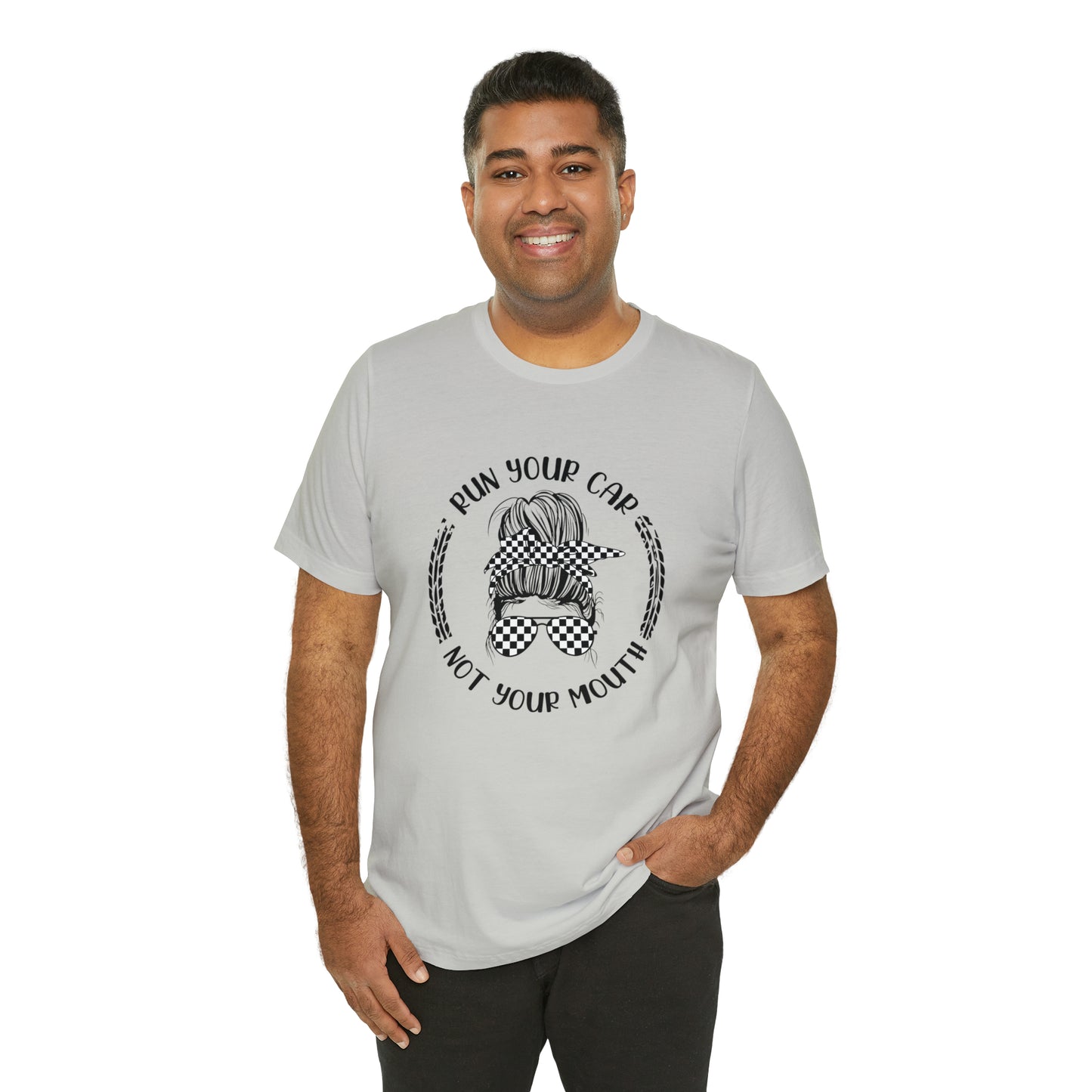 Run Your Car Unisex Jersey Short Sleeve Tee
