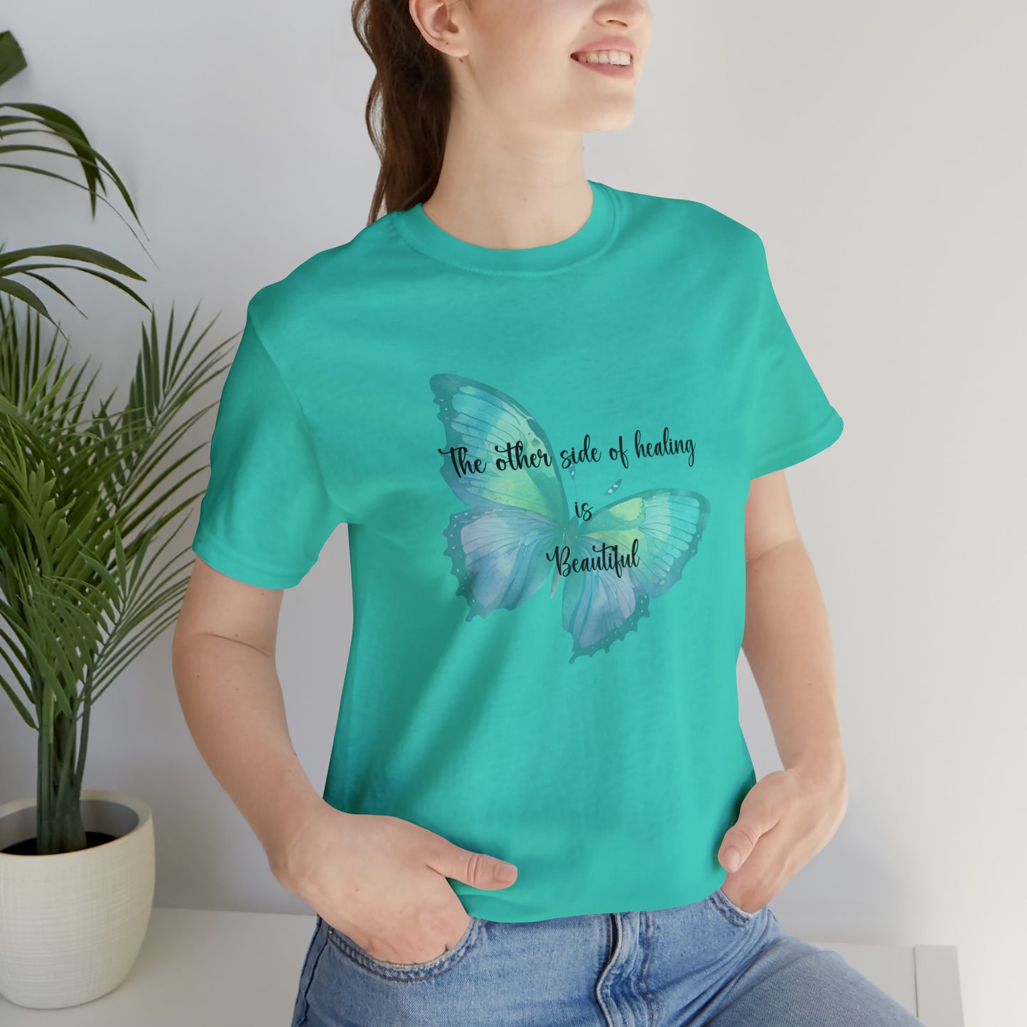 "Other side of Healing" Unisex Jersey Short Sleeve Tee