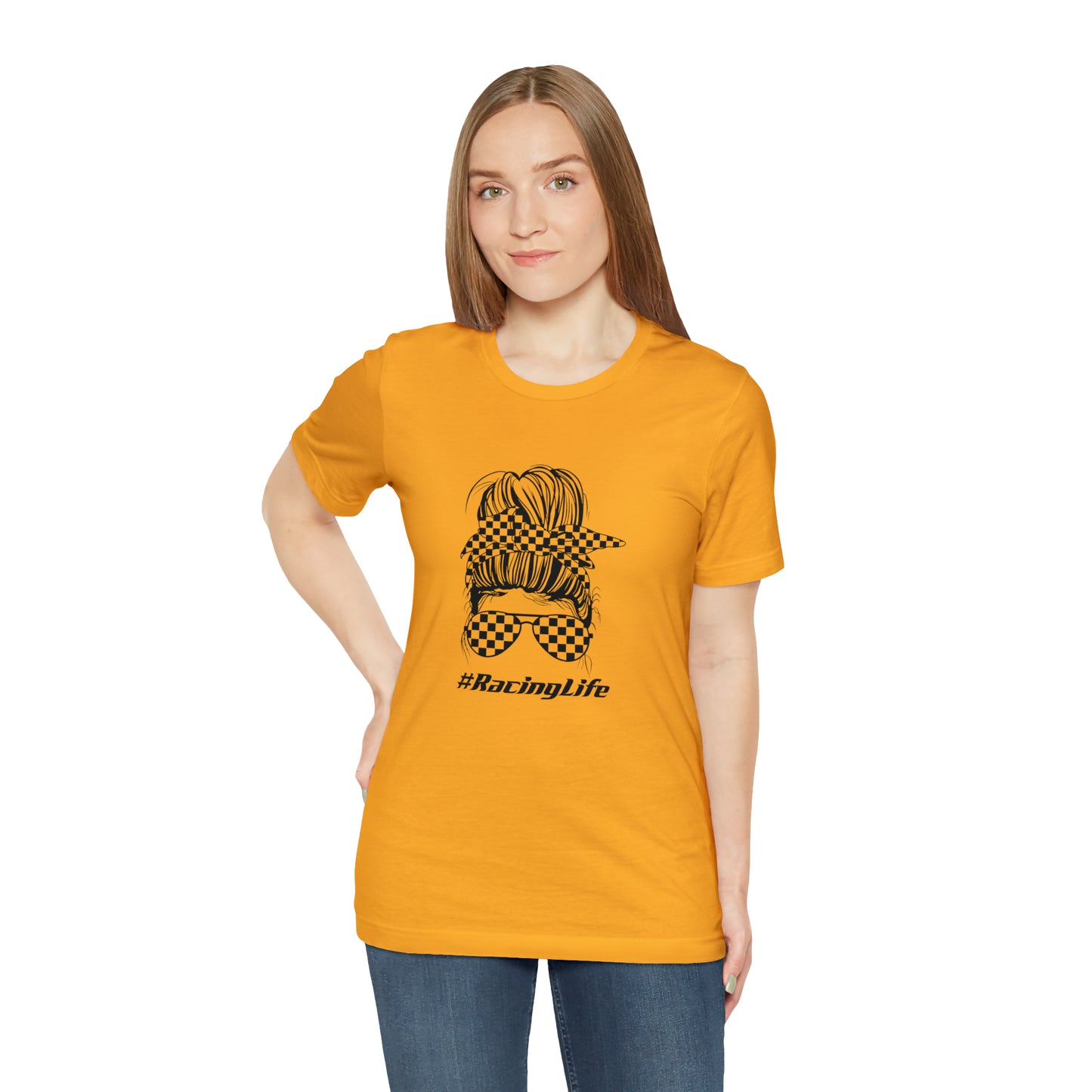 #Racinglife Unisex Jersey Short Sleeve Tee