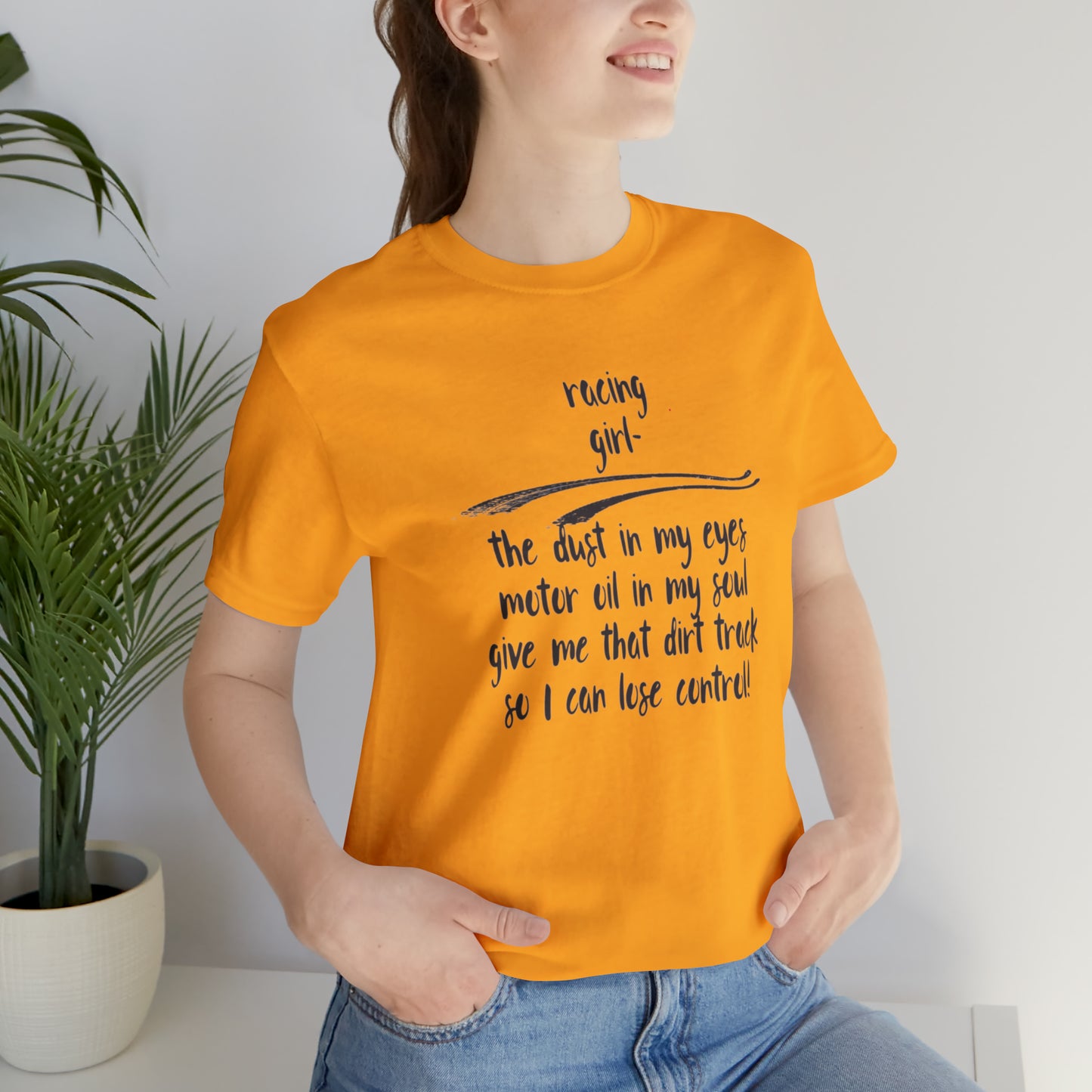 Racing Girl Unisex Jersey Short Sleeve Tee