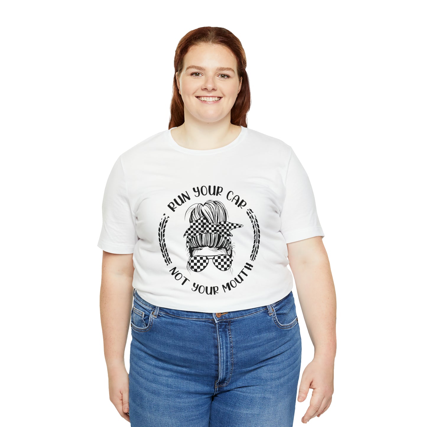 Run Your Car Unisex Jersey Short Sleeve Tee