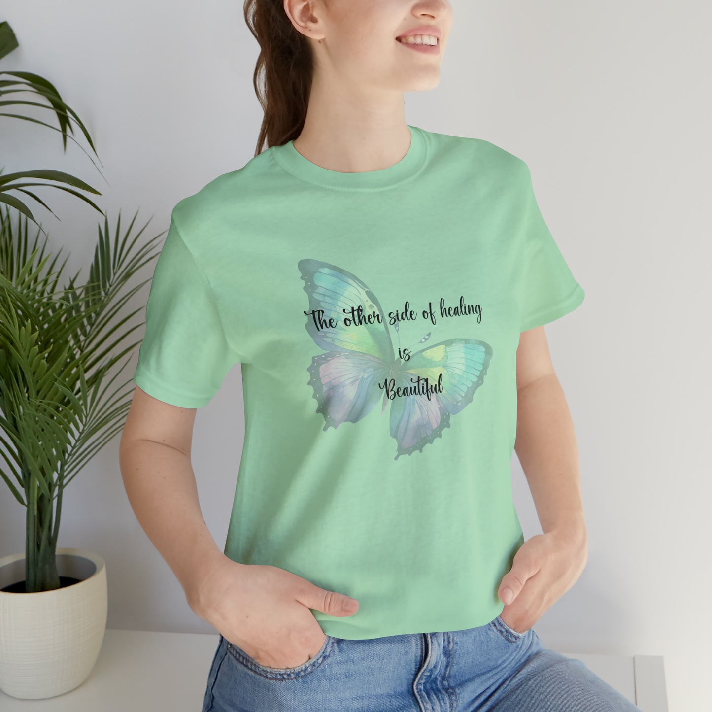 "Other side of Healing" Unisex Jersey Short Sleeve Tee